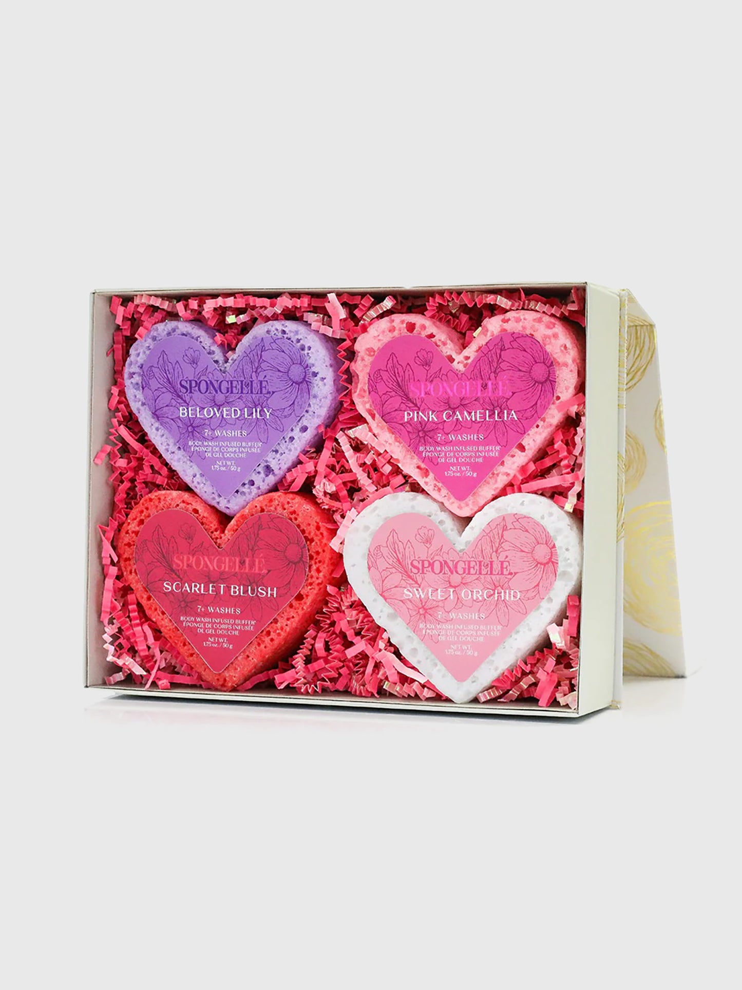 Spongelle Valentine's Day Heart Buffer Gift Set