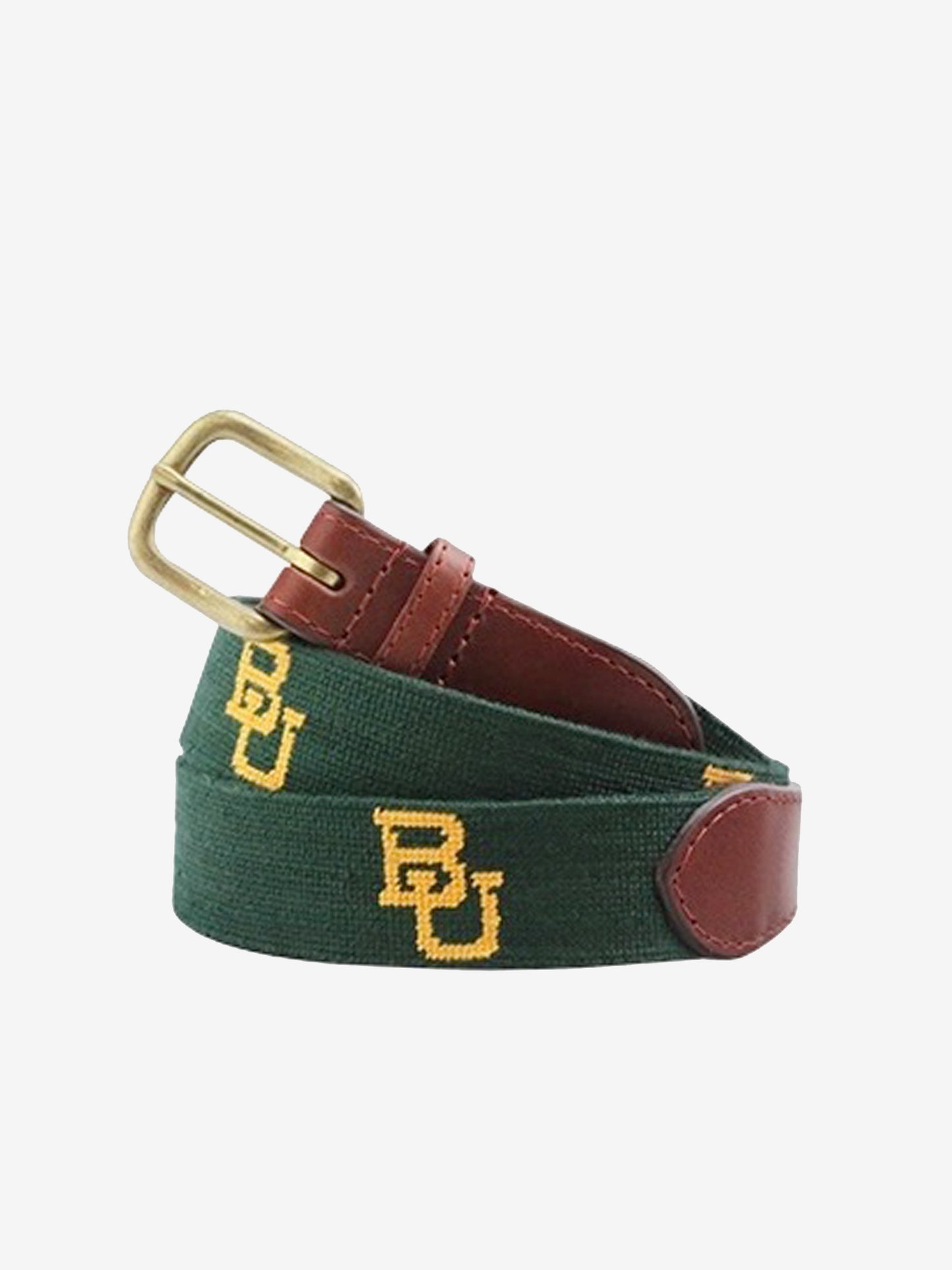 Smathers + Branson Men's Baylor University Needlepoint Belt