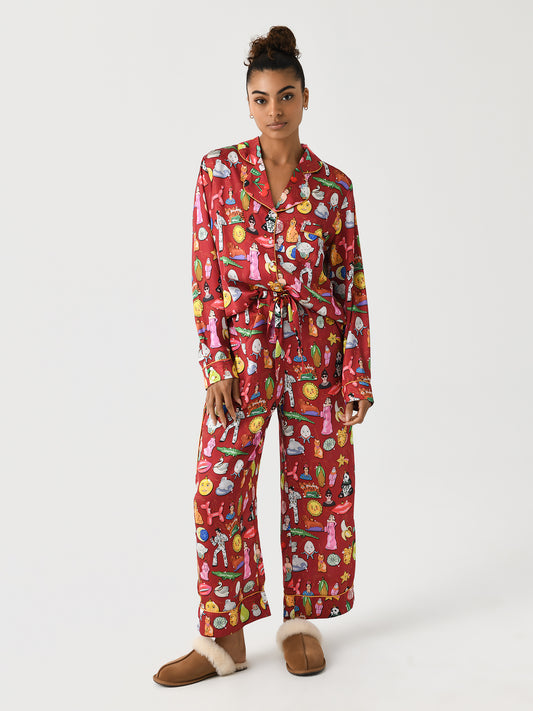 Karen Mabon Women's Baubles Pajama Set