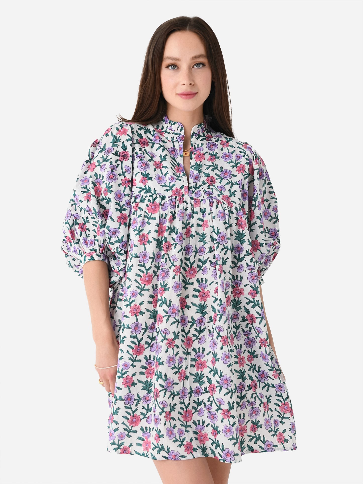 Sur La Vague Women's Blouse Mini Dress