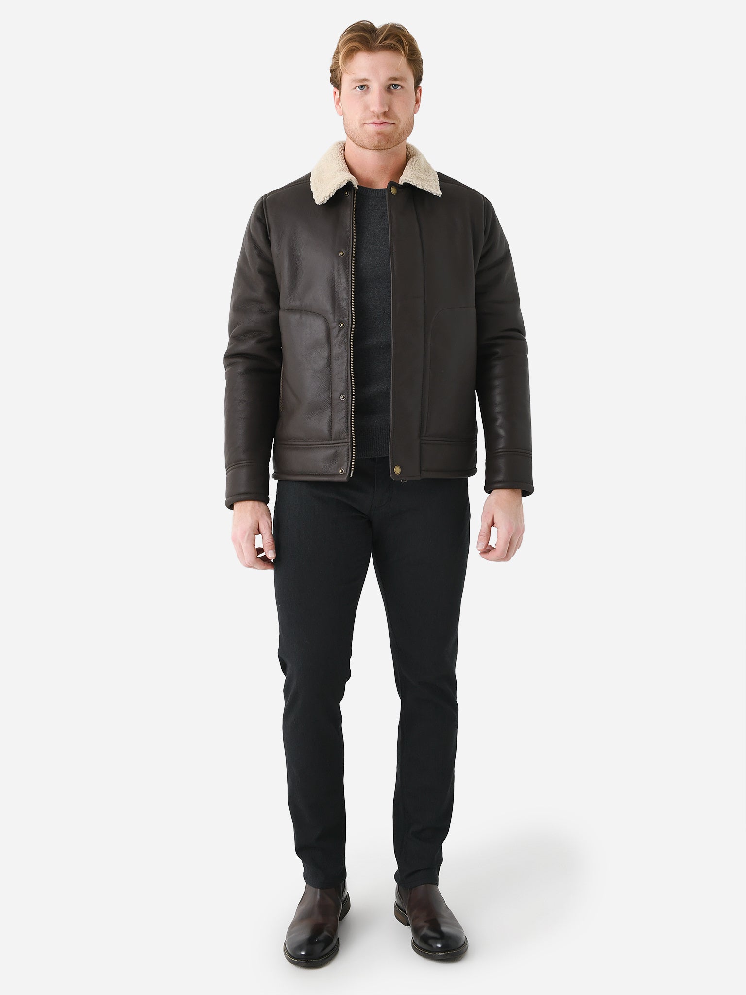 Rodd and gunn deals leather jacket