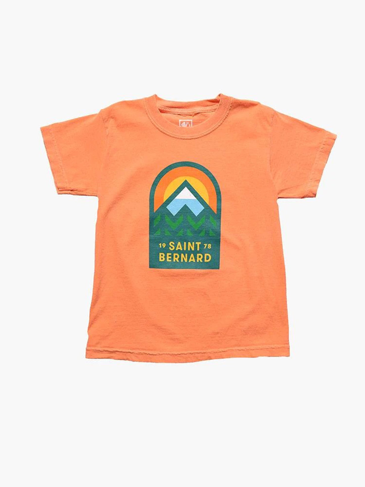 Saint Bernard Kids' Short Sleeve Sunset Logo Tee