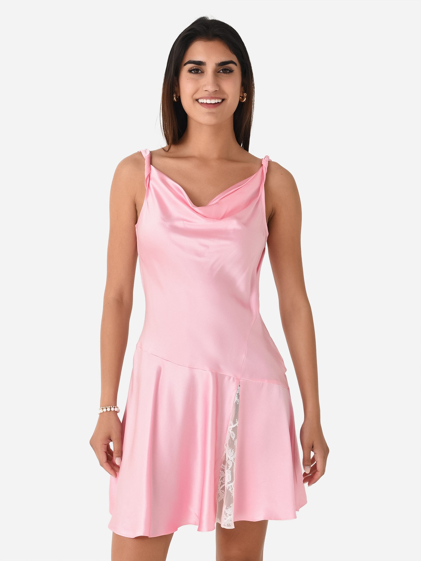 LoveShackFancy Women's Lionel Draped Mini Dress