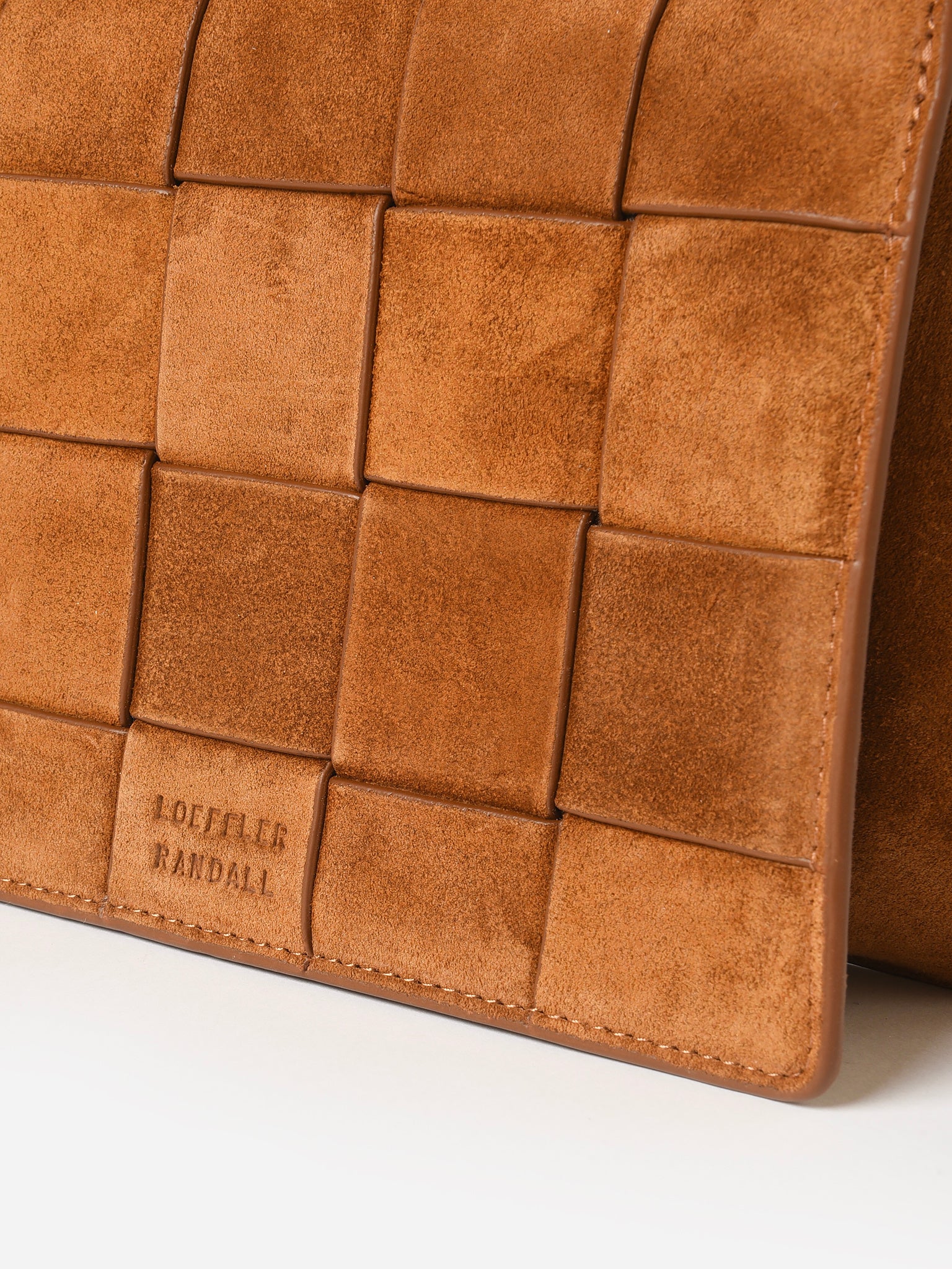 Delphine Brown Suede Bag