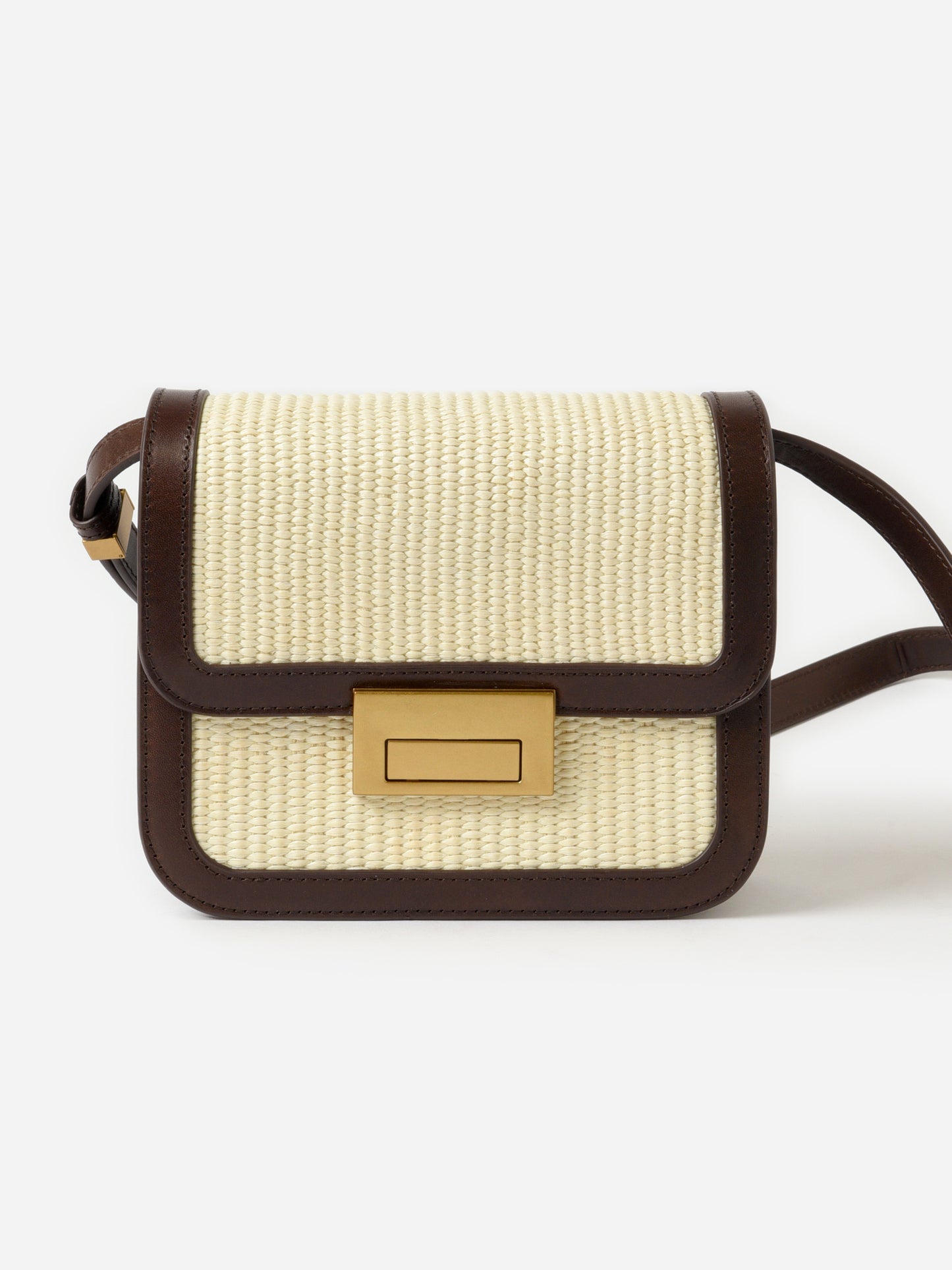 Loeffler Randall Desi Straw Crossbody Bag