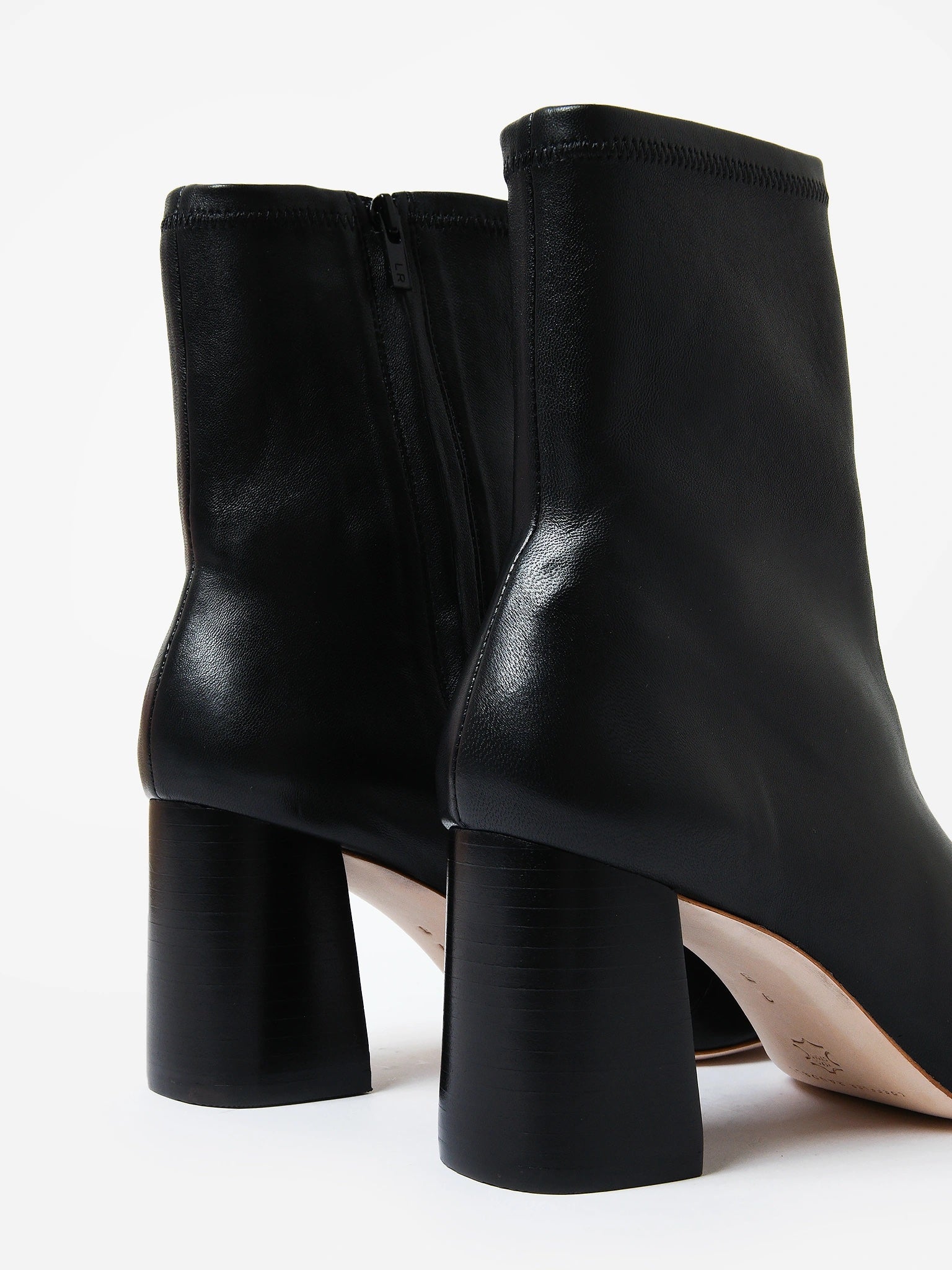 Loeffler randall elise discount black stretch bootie