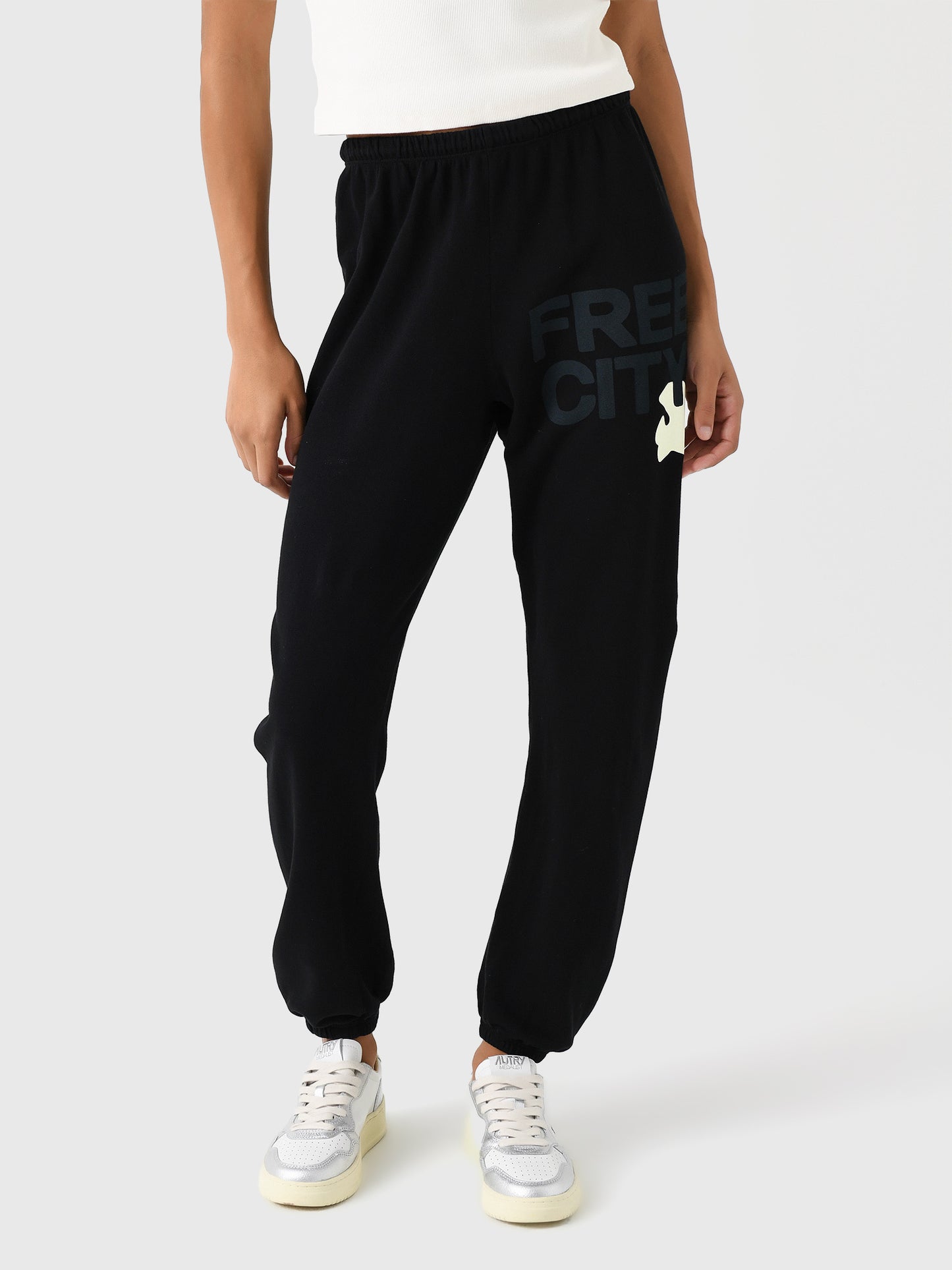 FREE CITY Women's Large Logo Sweatpant