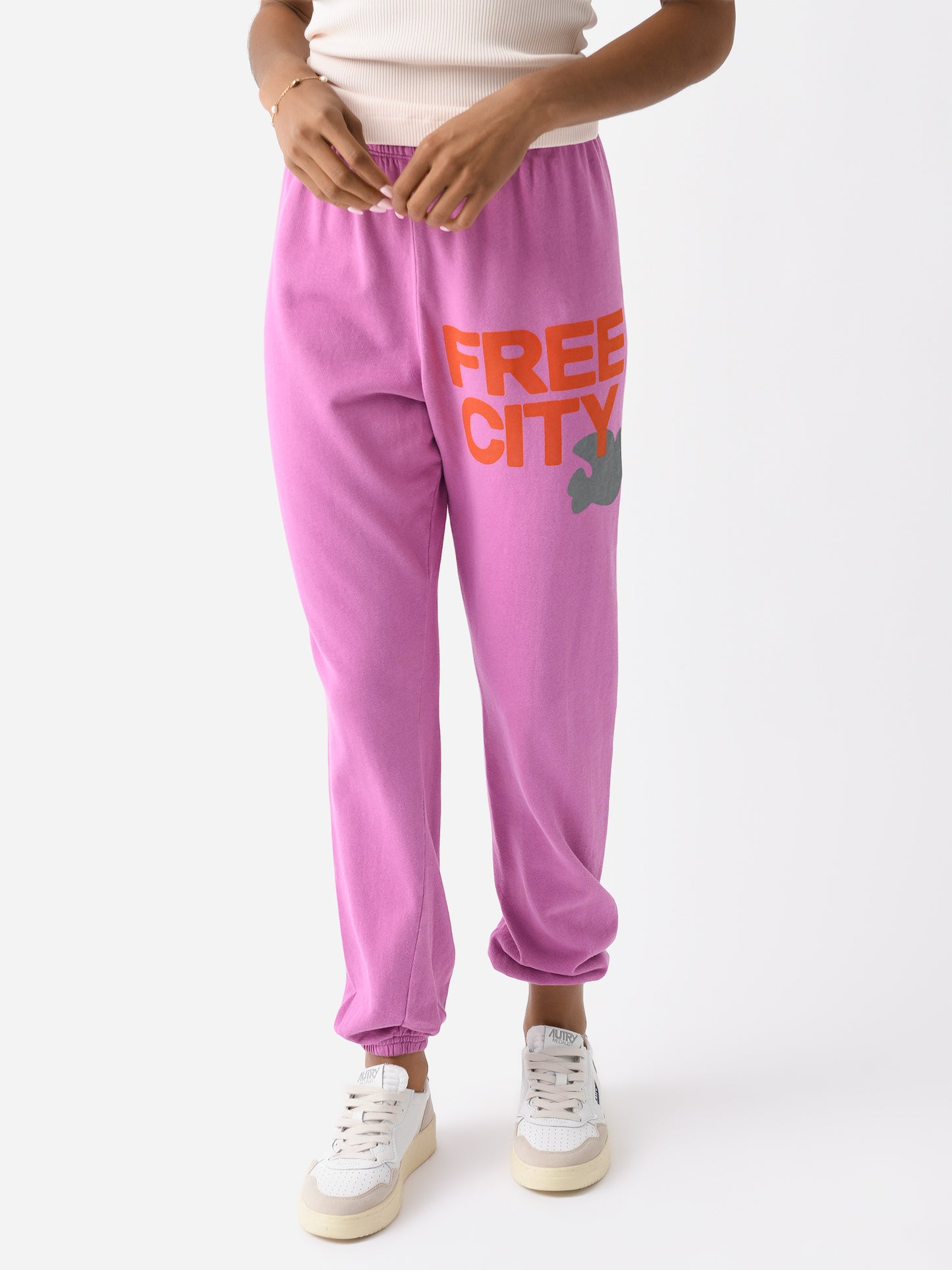 FREE CITY Women's Large Logo Sweatpant