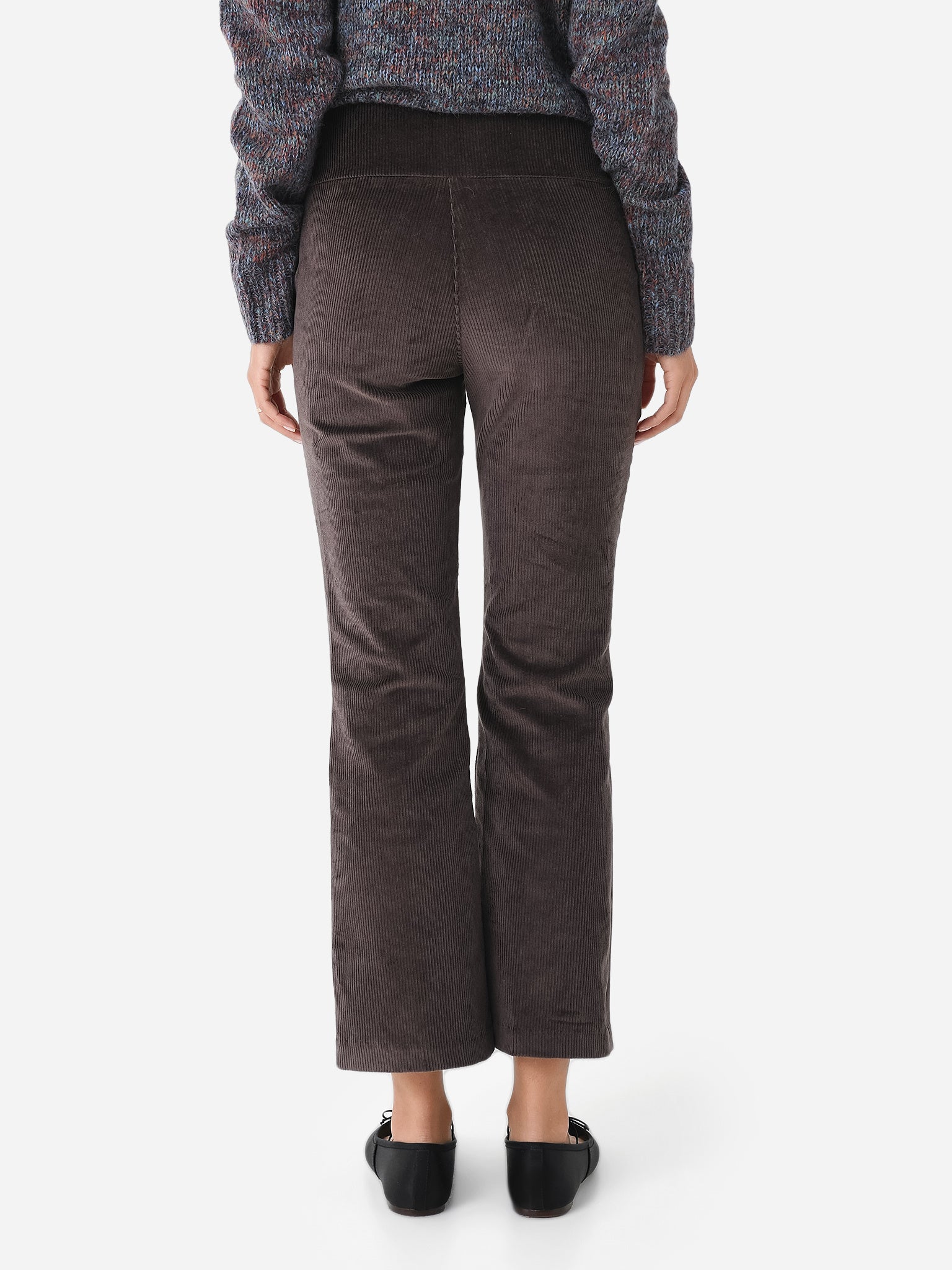 SPRWMN Women's Patch Pocket Super Flare Pant –