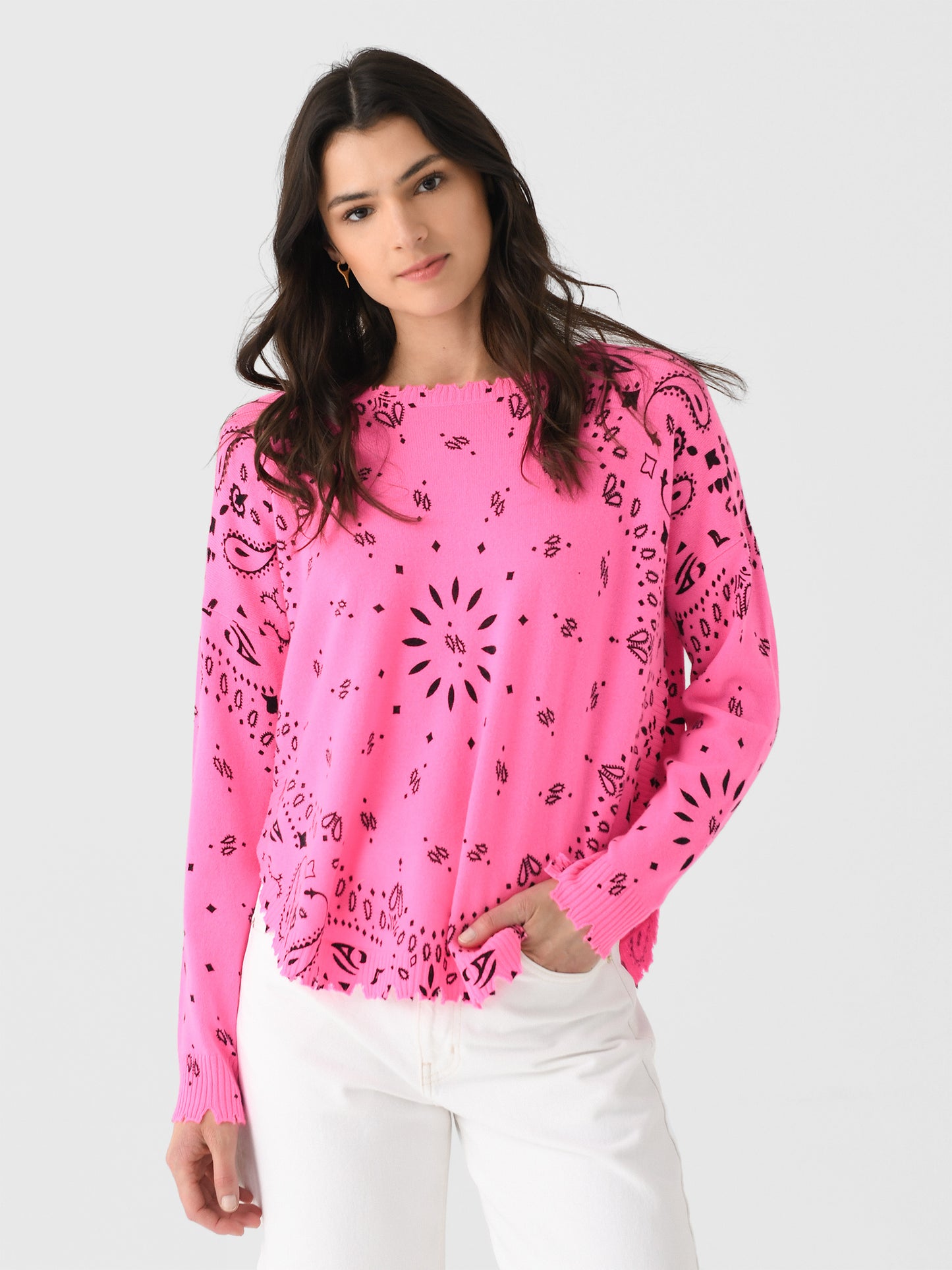 Kujten Women's Mela Bandana Sweater