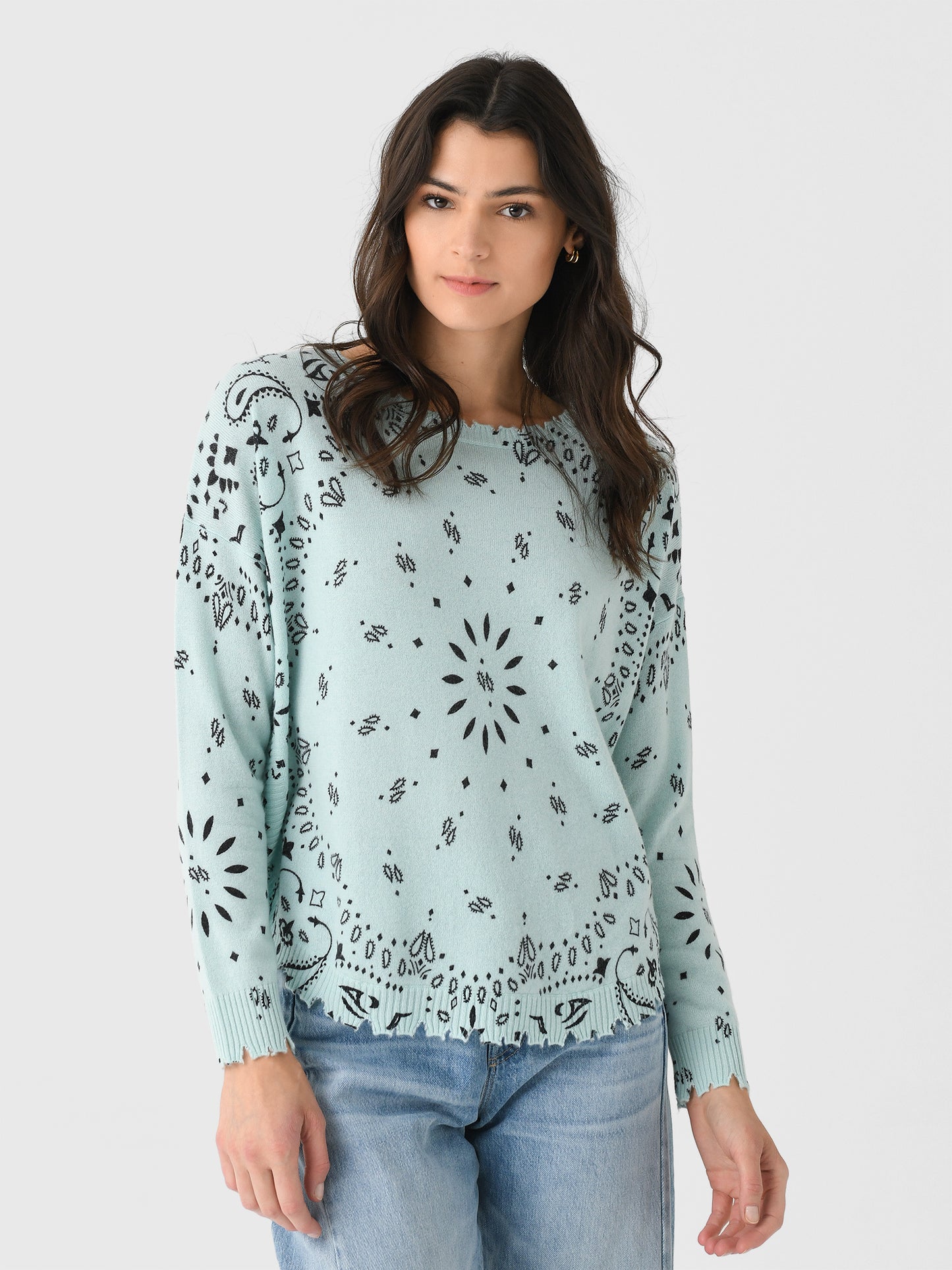 Kujten Women's Mela Bandana Sweater