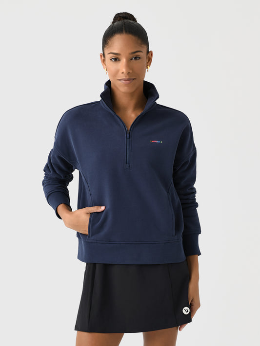 G/FORE Women's I Hate Golf French Terry Quarter-Zip