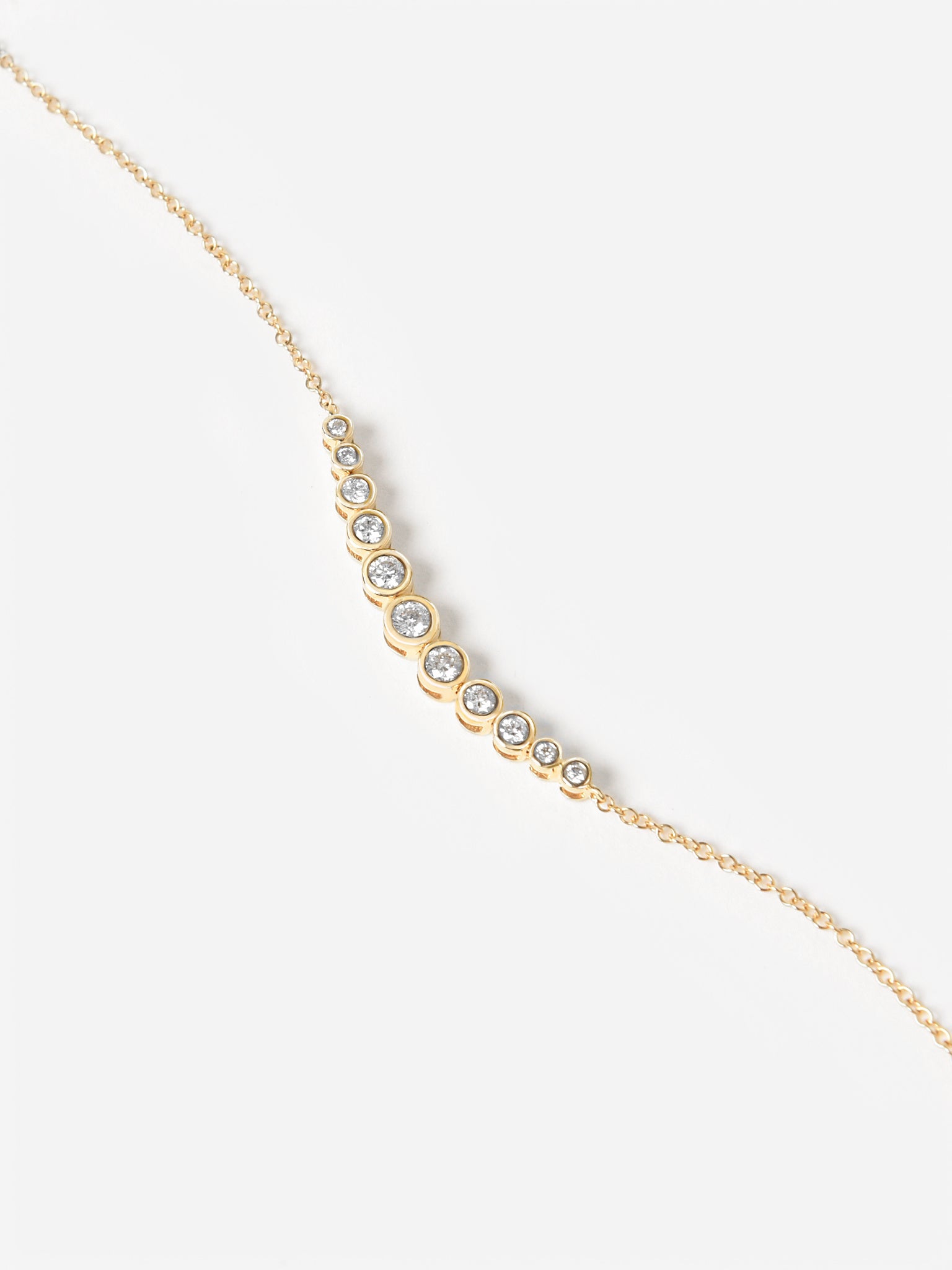 Francie B. Women's Diamond Beaded Chain Bracelet | Saintbernard.com