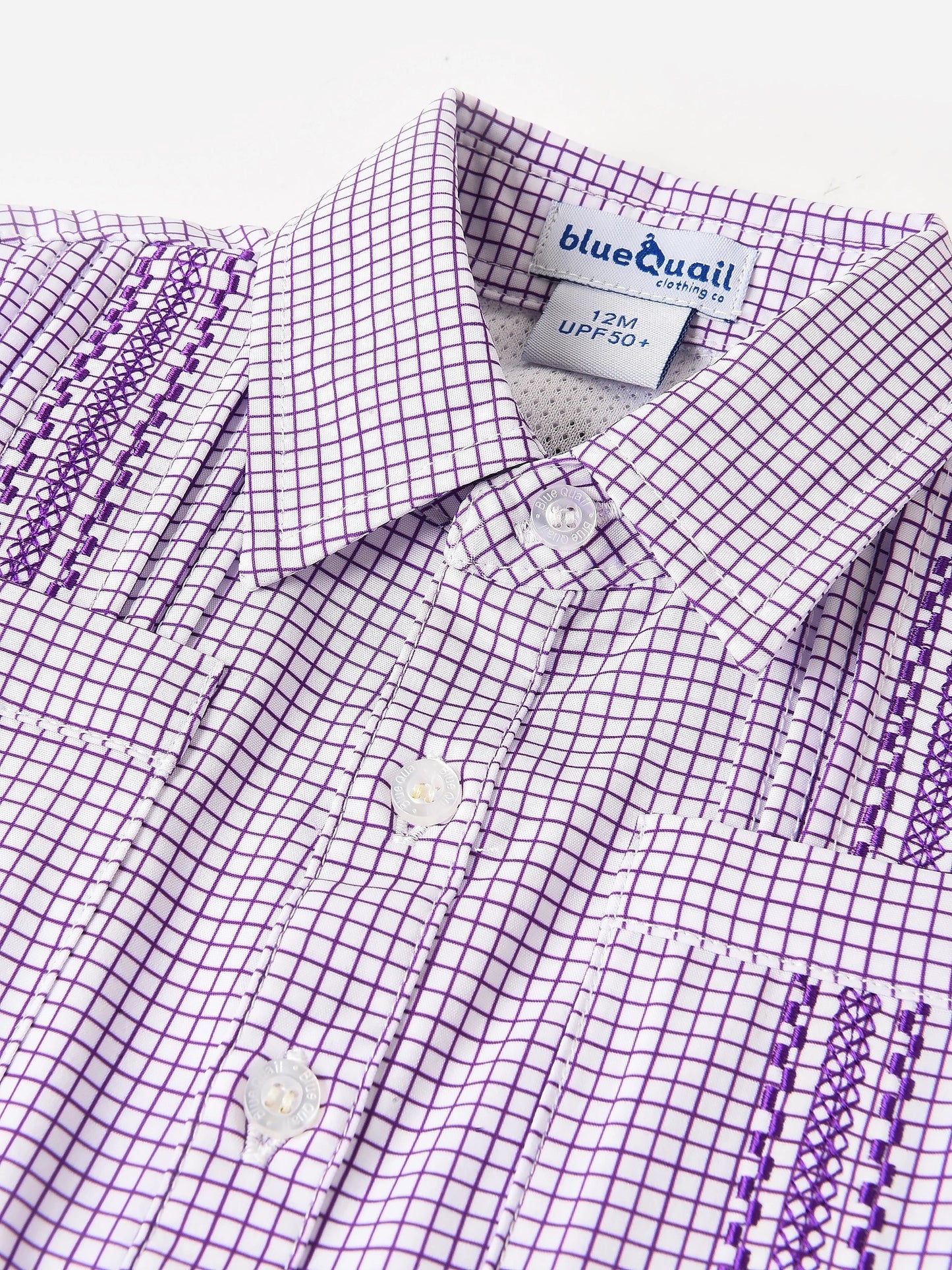 GUAYABERA SHORT SLEEVExGAMEDAYPURPLE-alt1