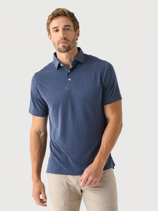 Harlestons Men's The Seaside Mesh Polo