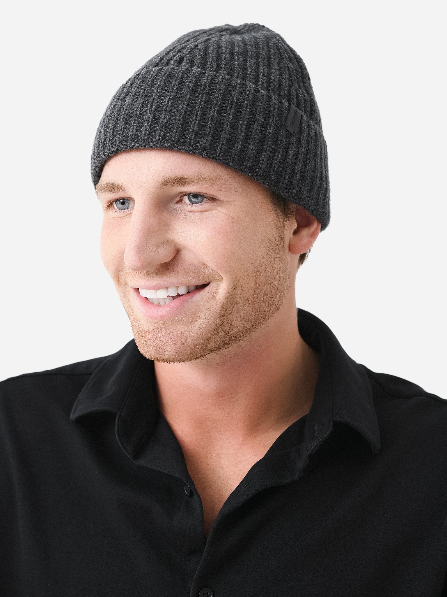 Vince Men's Wool Cashmere Shaker Stitch Hat
