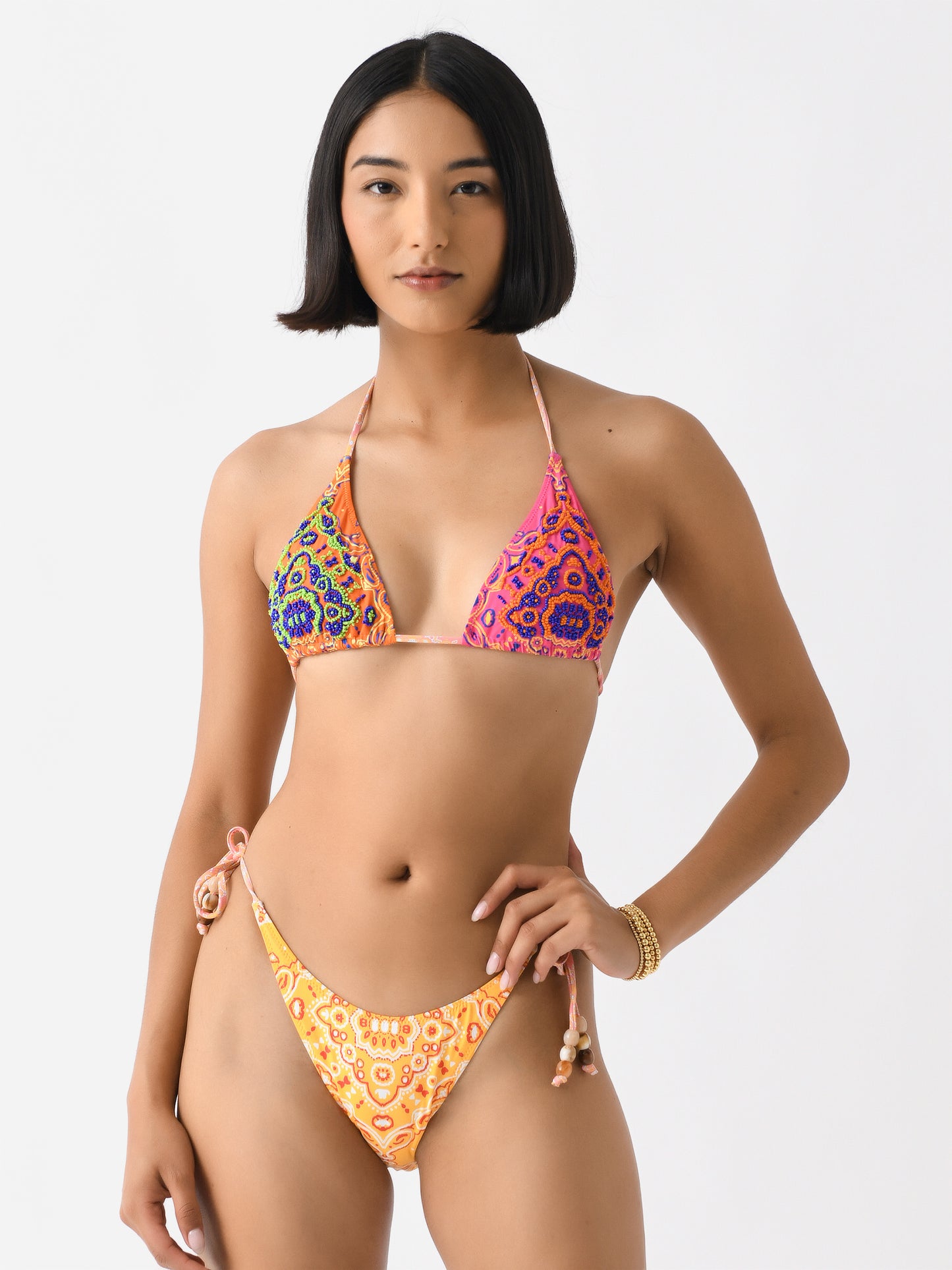 Its Now Cool Women's The Triangle Bikini Top