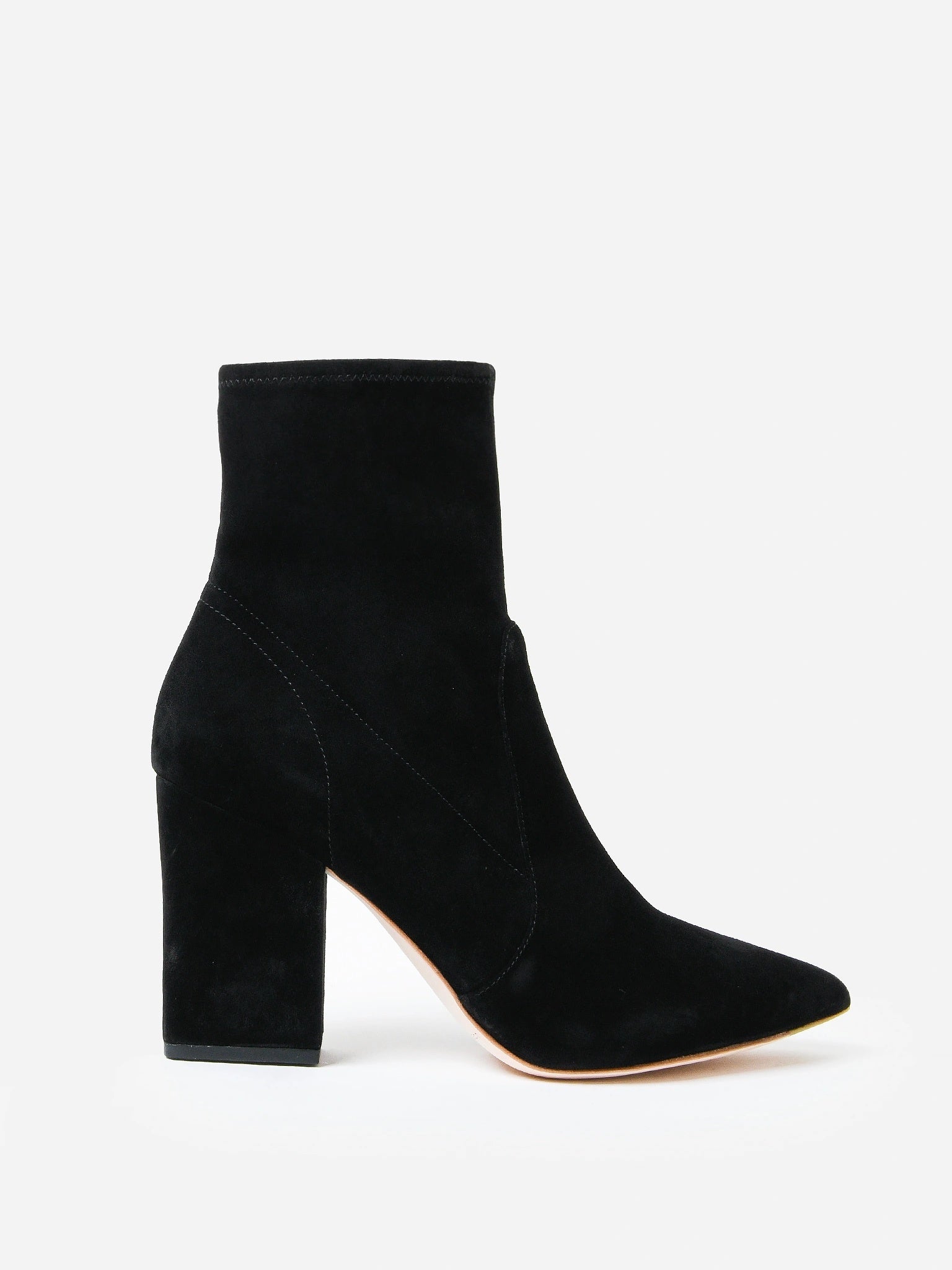 Loeffler Randall Women's Isla Suede Slim Ankle Bootie – saintbernard.com