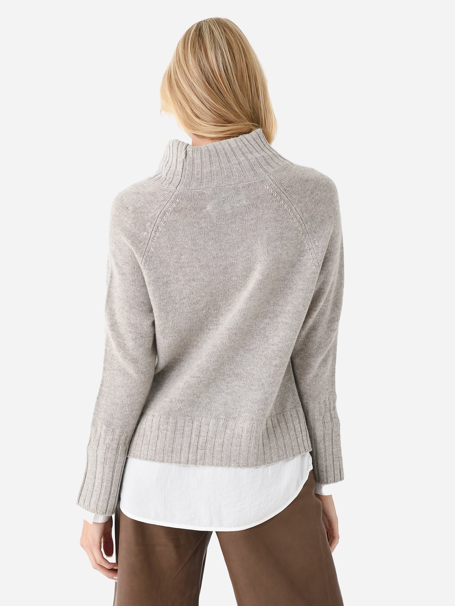 Brochu walker ebele store cashmere layered sweater