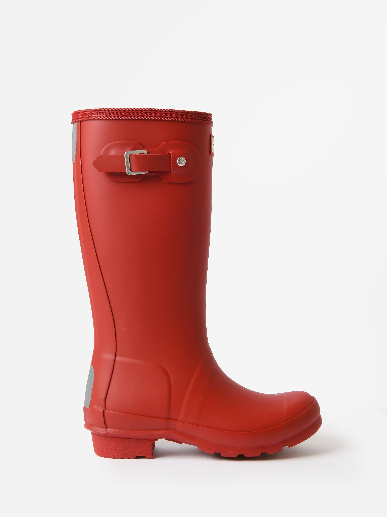 Hunter matte 2024 red rain boots