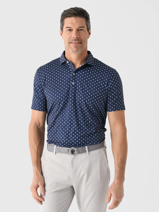 Johnnie-O Men's For The Birdies Printed Featherweight Performance Polo