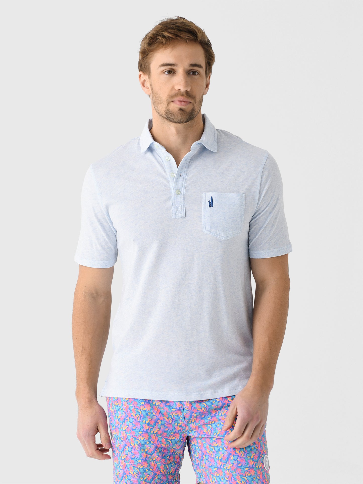 Johnnie-O Men's Heathered 2.0 Original 4-Button Polo