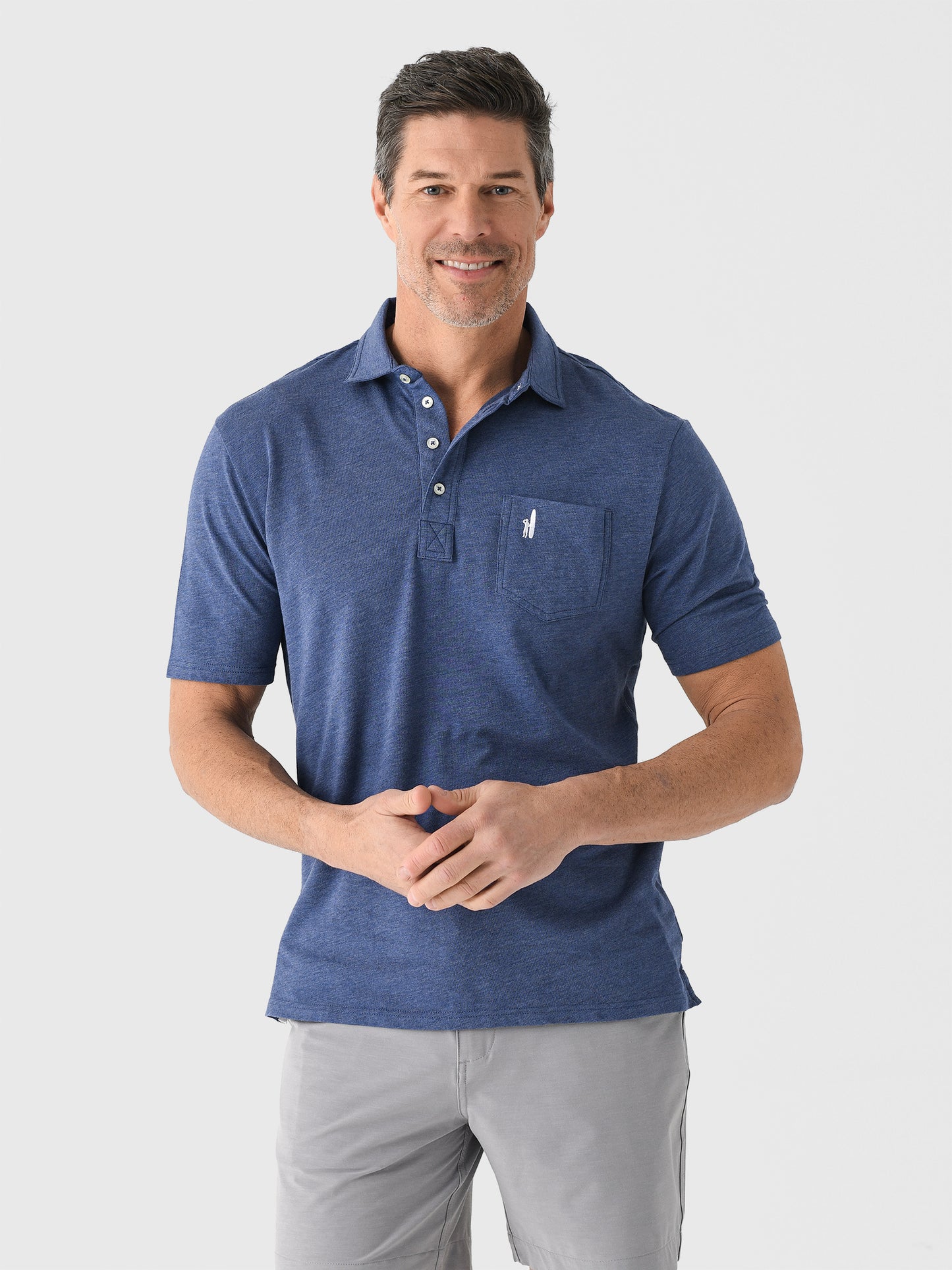 Johnnie-O Men's Heathered 2.0 Original 4-Button Polo