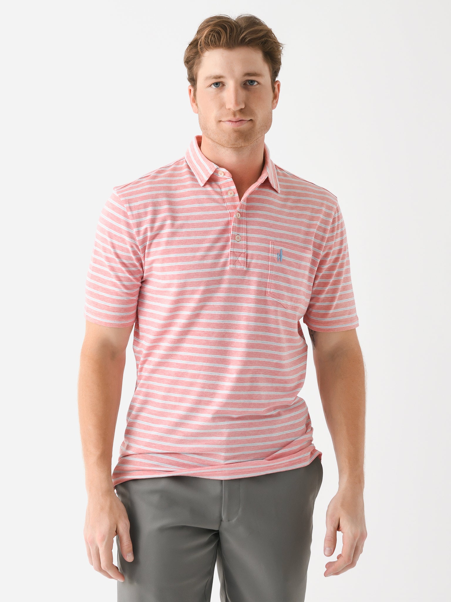 Johnnie-O Men's The Original Matthis Stripe Polo – saintbernard.com