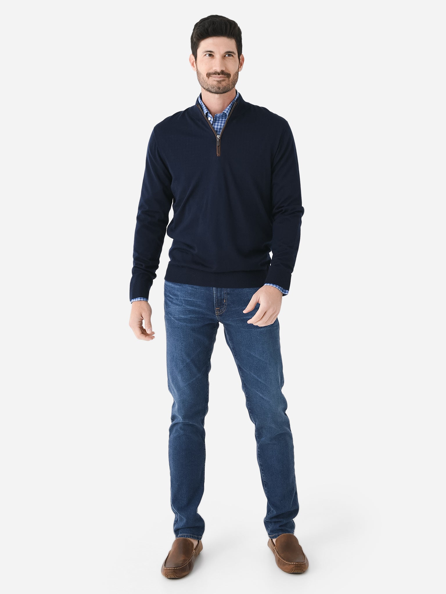 Johnnie-O Men's Baron Quarter-Zip – saintbernard.com