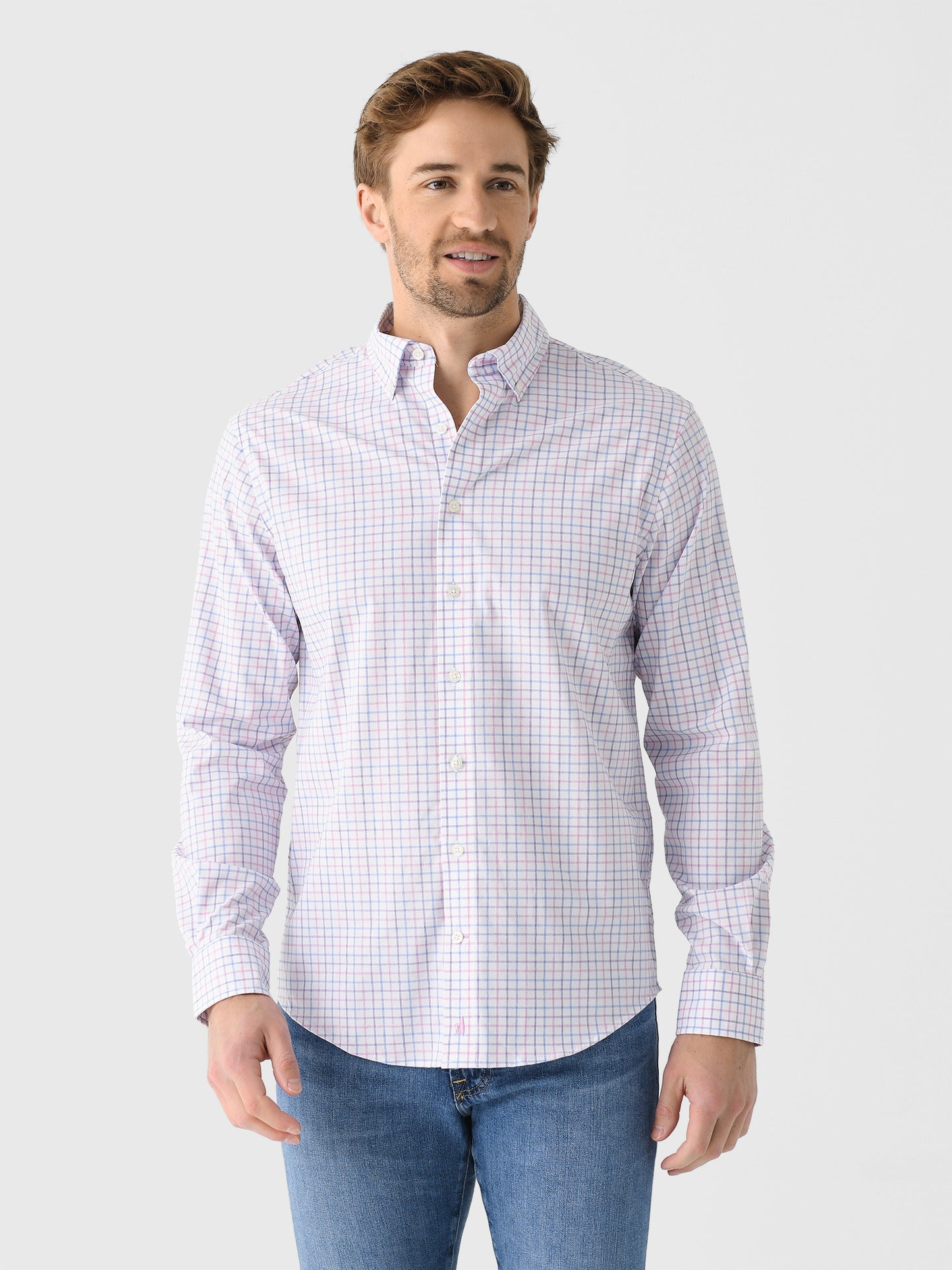 Johnnie-O Men's Paddock Performance Button-Down Shirt