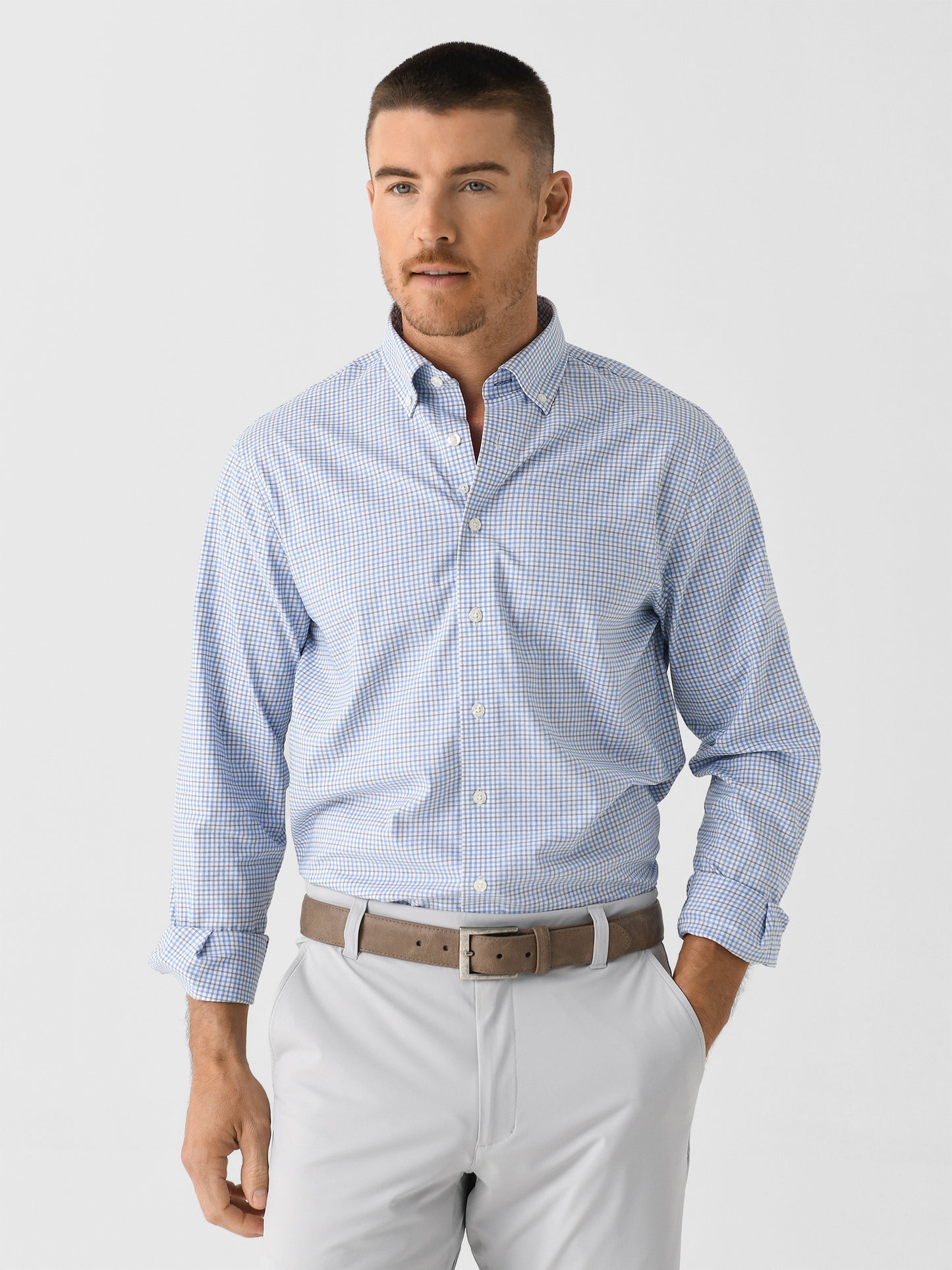 Johnnie-O Men's Koby Performance Button-Down Shirt