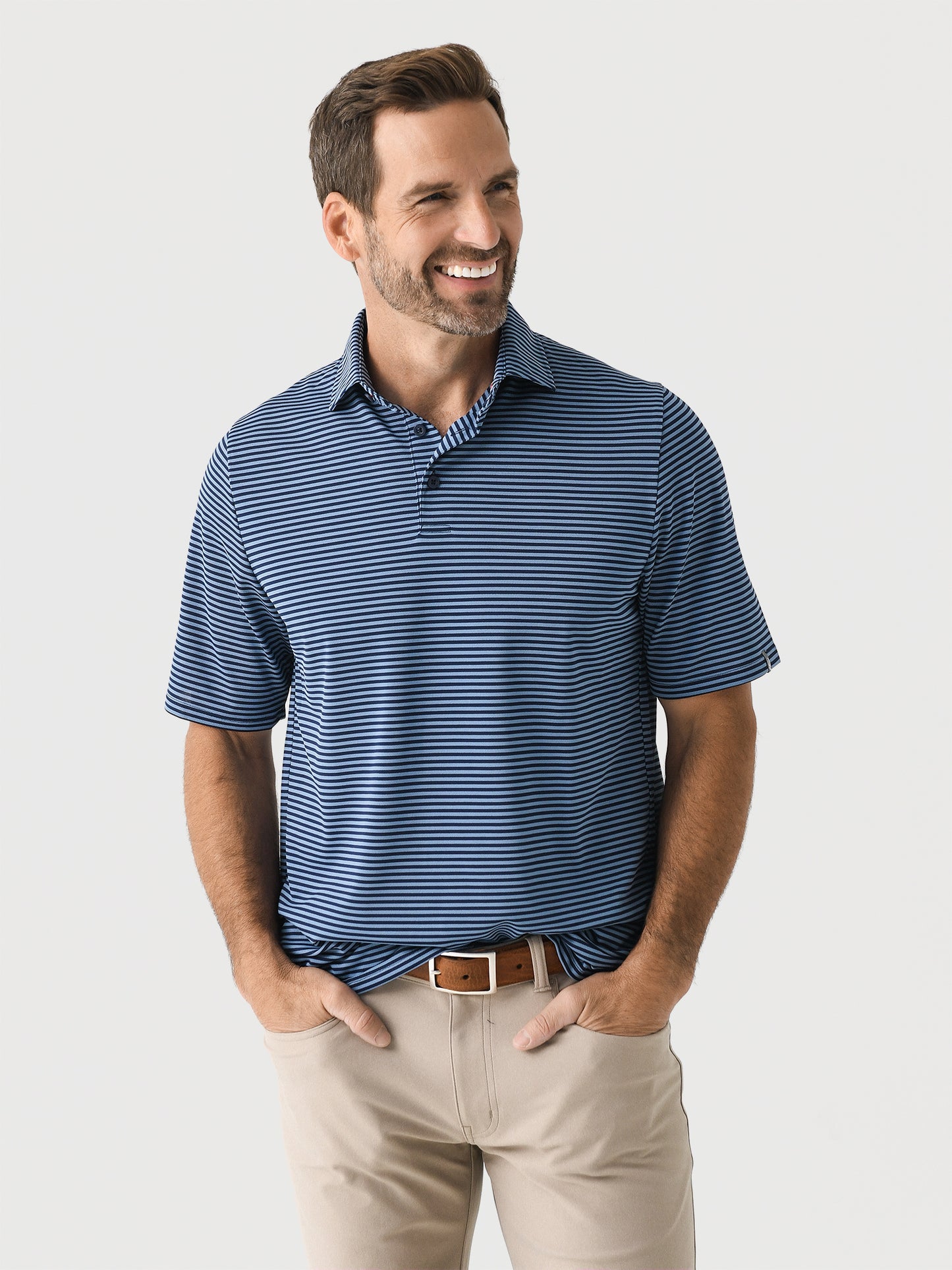 KJUS Men's Lee Stripe Polo