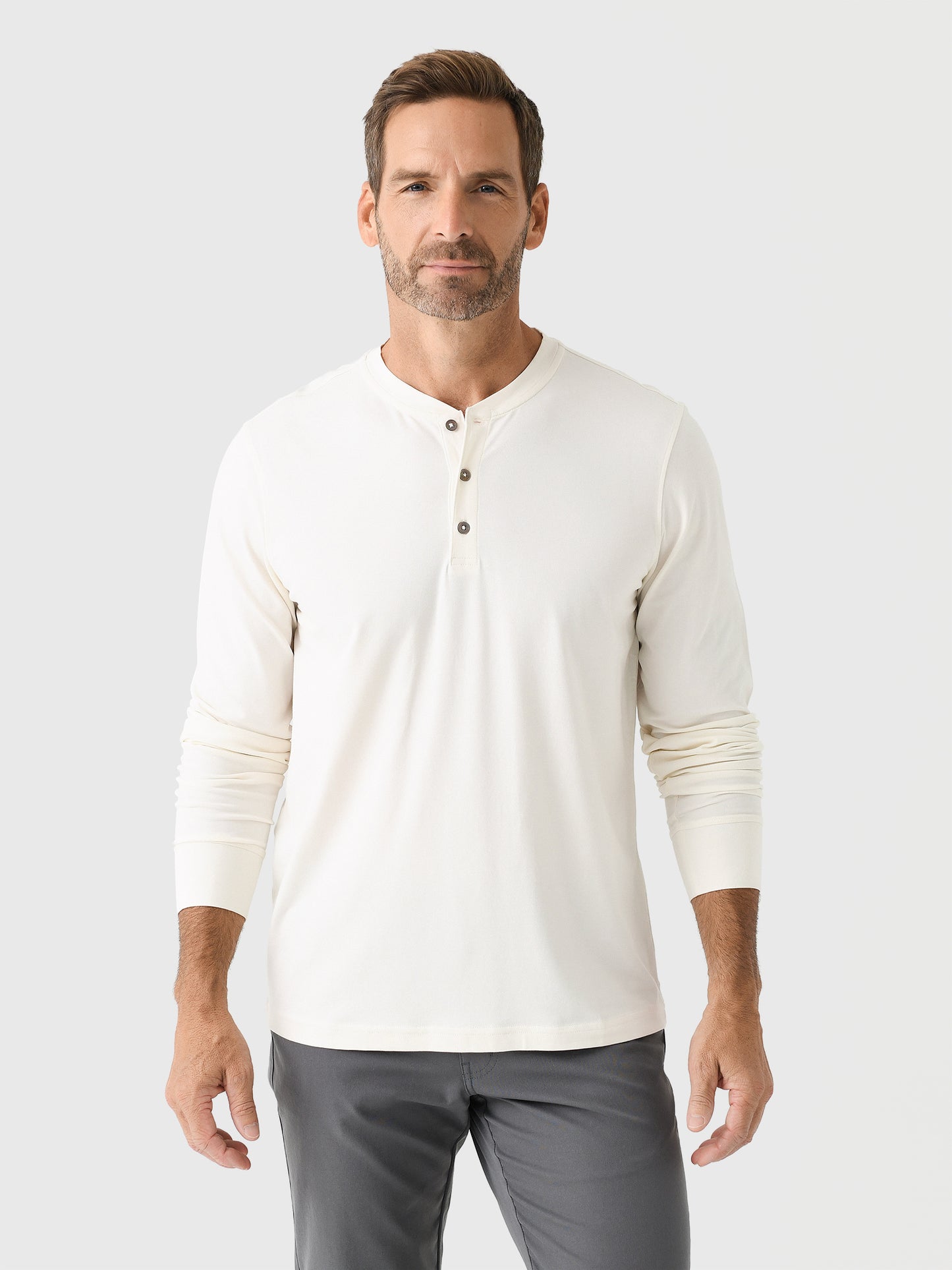 Orchard + Broome Men's Rivington Long Sleeve Henley Tee