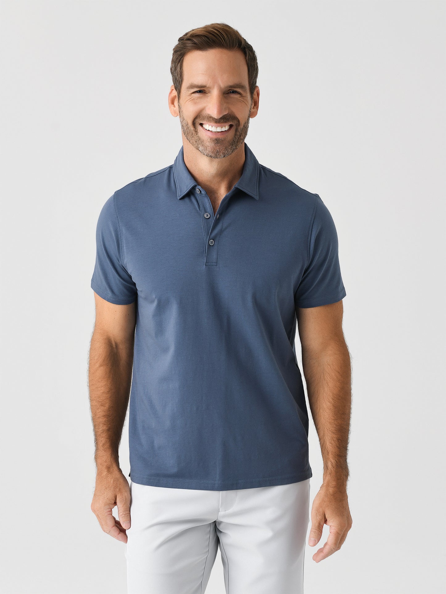 Orchard + Broome Men's Grand Pima Stretch Polo