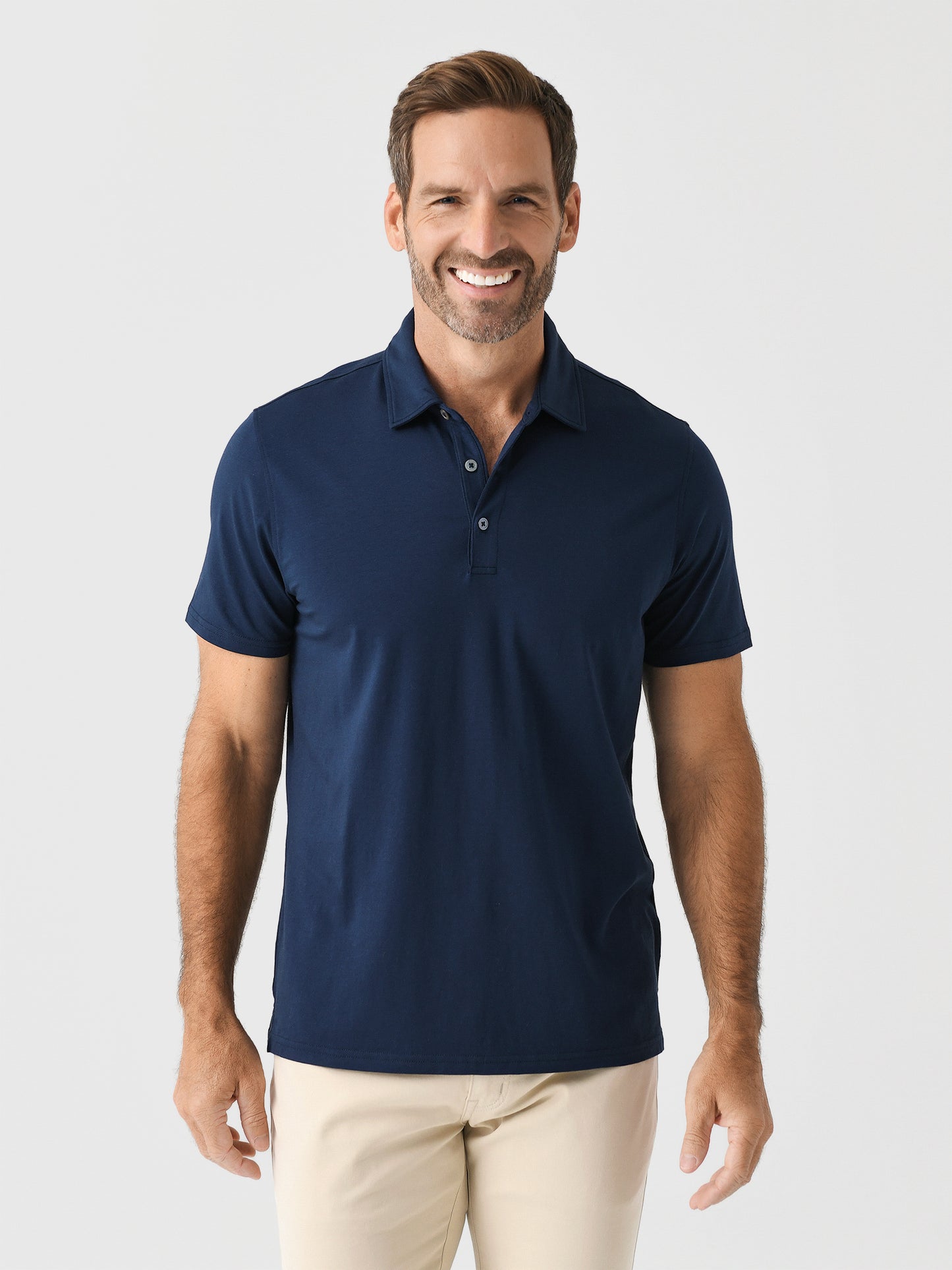 Orchard + Broome Men's Grand Pima Stretch Polo