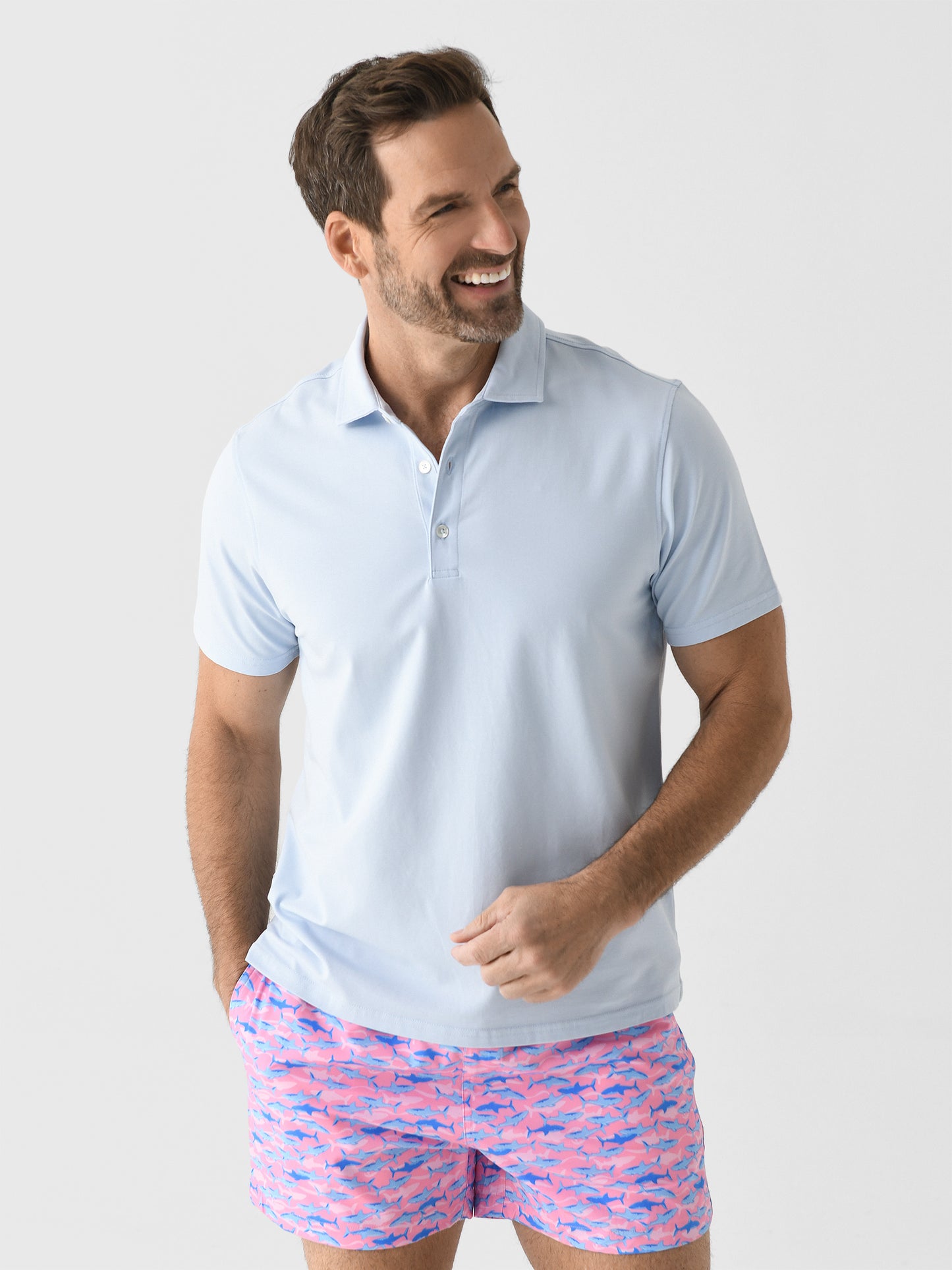 Orchard + Broome Men's Grand Pima Stretch Polo