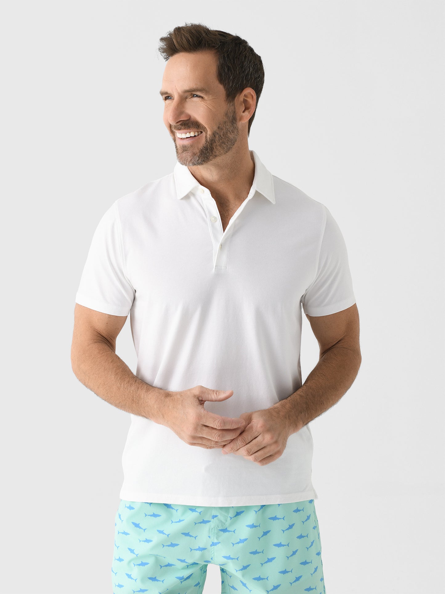 Orchard + Broome Men's Grand Pima Stretch Polo