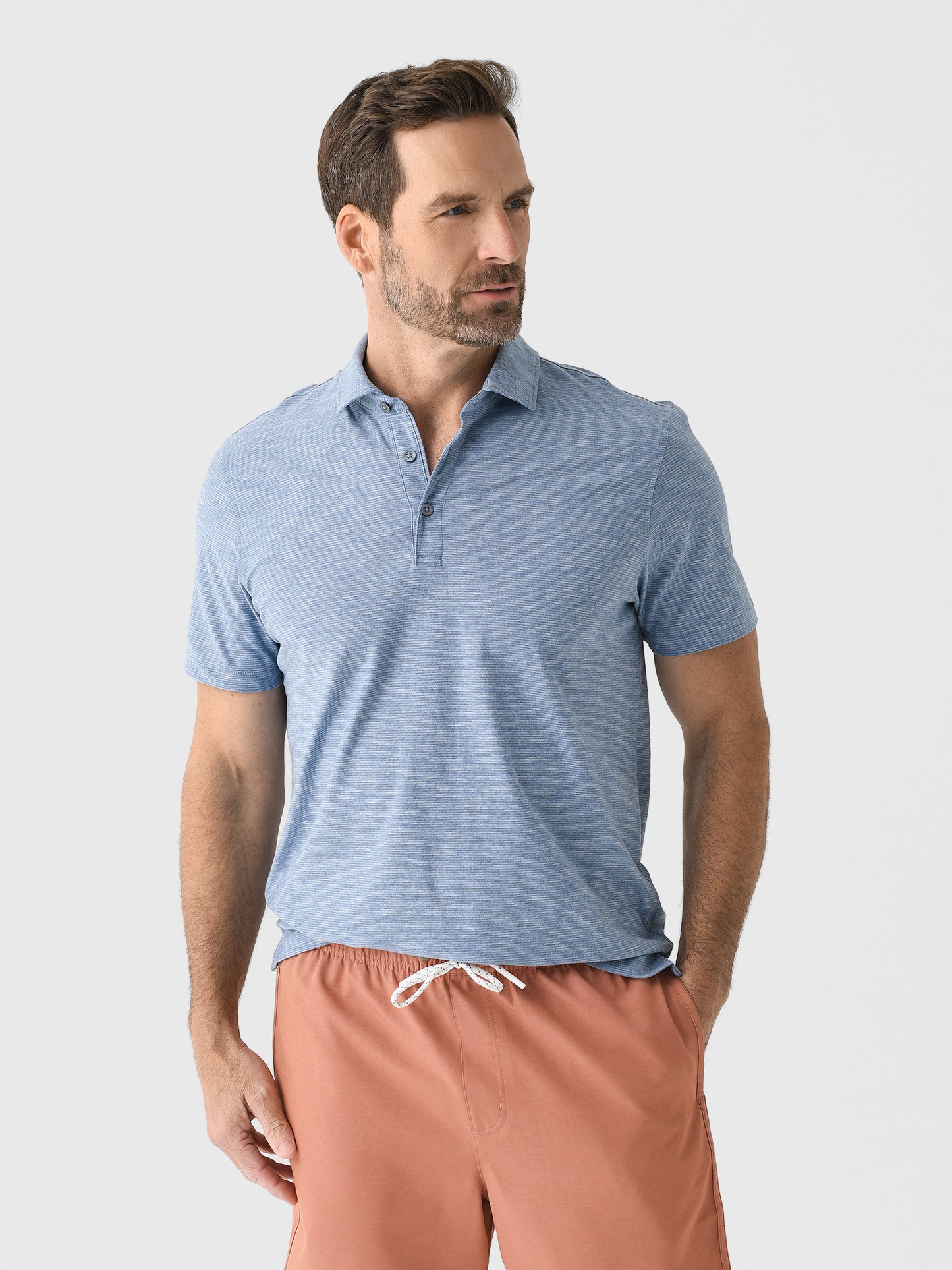 Orchard + Broome Men's Bayard Slub Polo