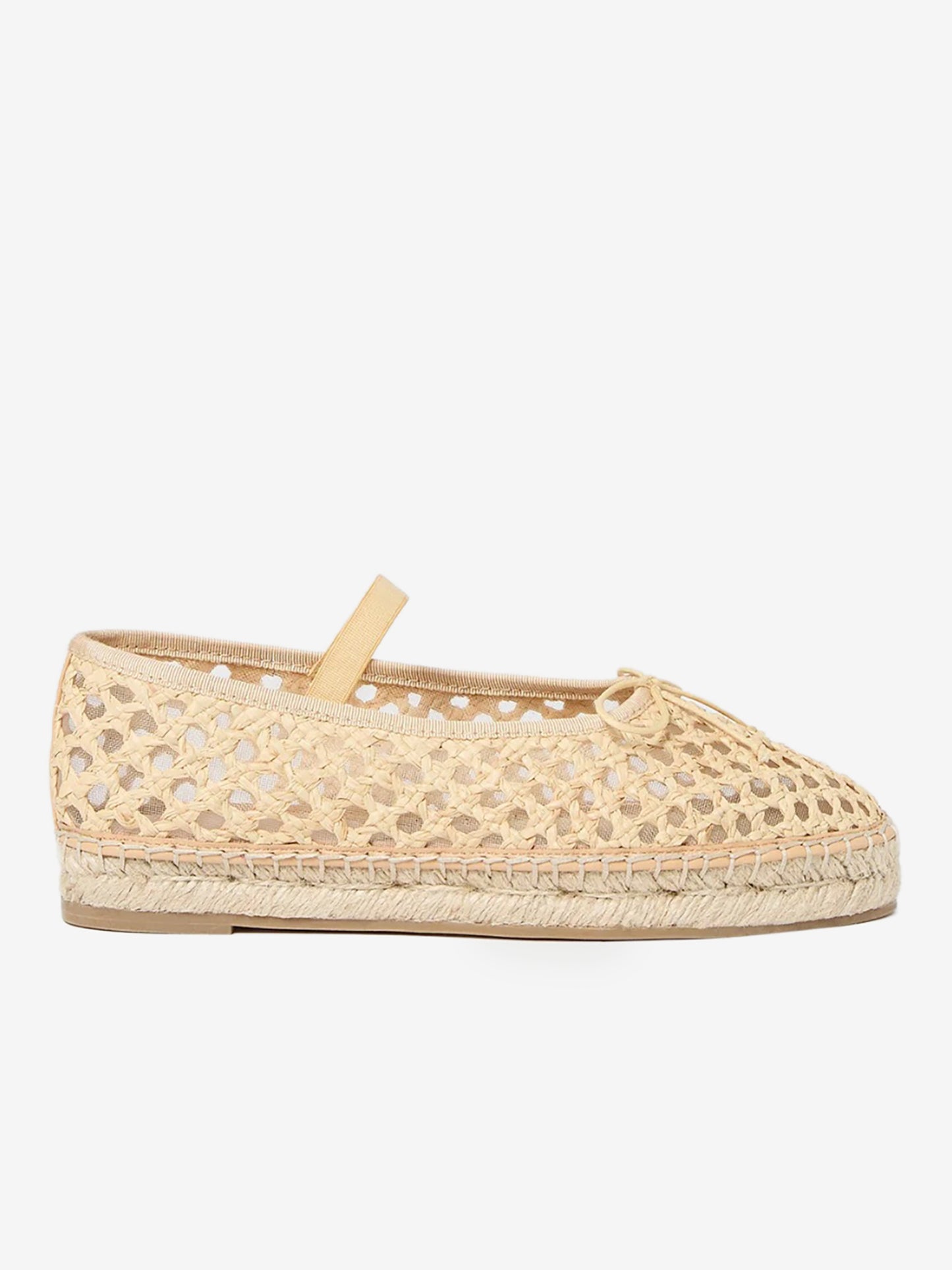 Loeffler Randall Women's Kayla Raffia Ballet Espadrille Flat