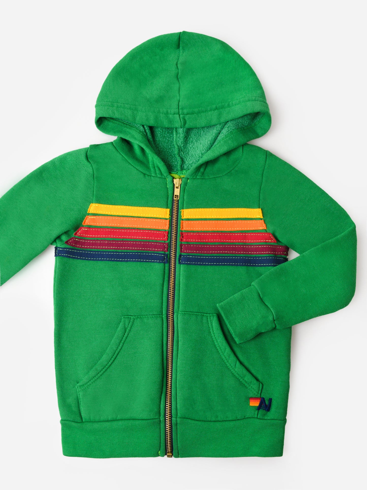 Aviator Nation Kids' 5-Stripe Zip Hoodie