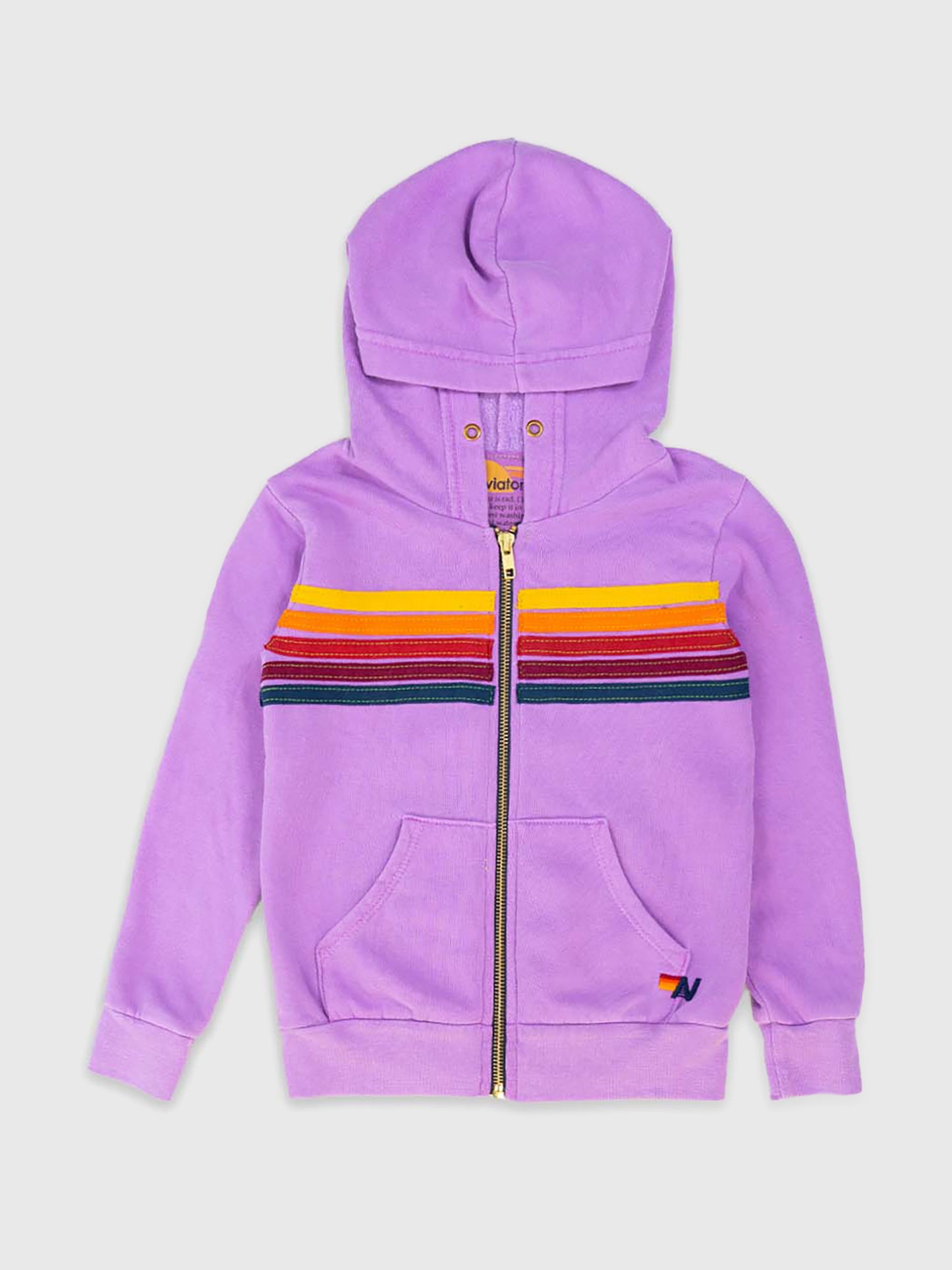 Aviator Nation Kids' 5-Stripe Zip Hoodie