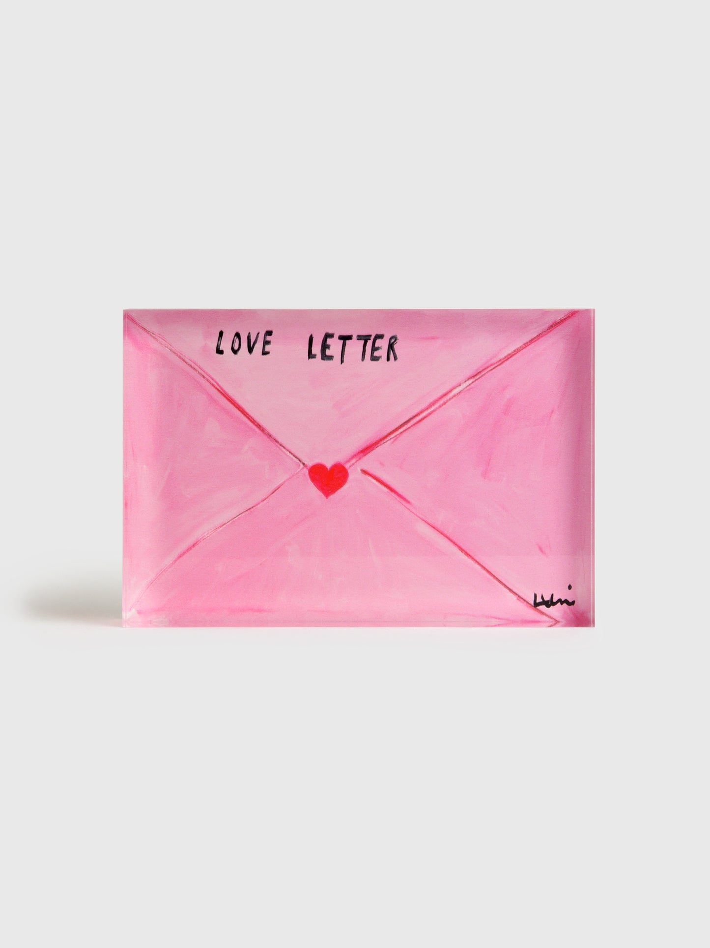 Kerri Rosenthal Sending You A Love Note Block of Love