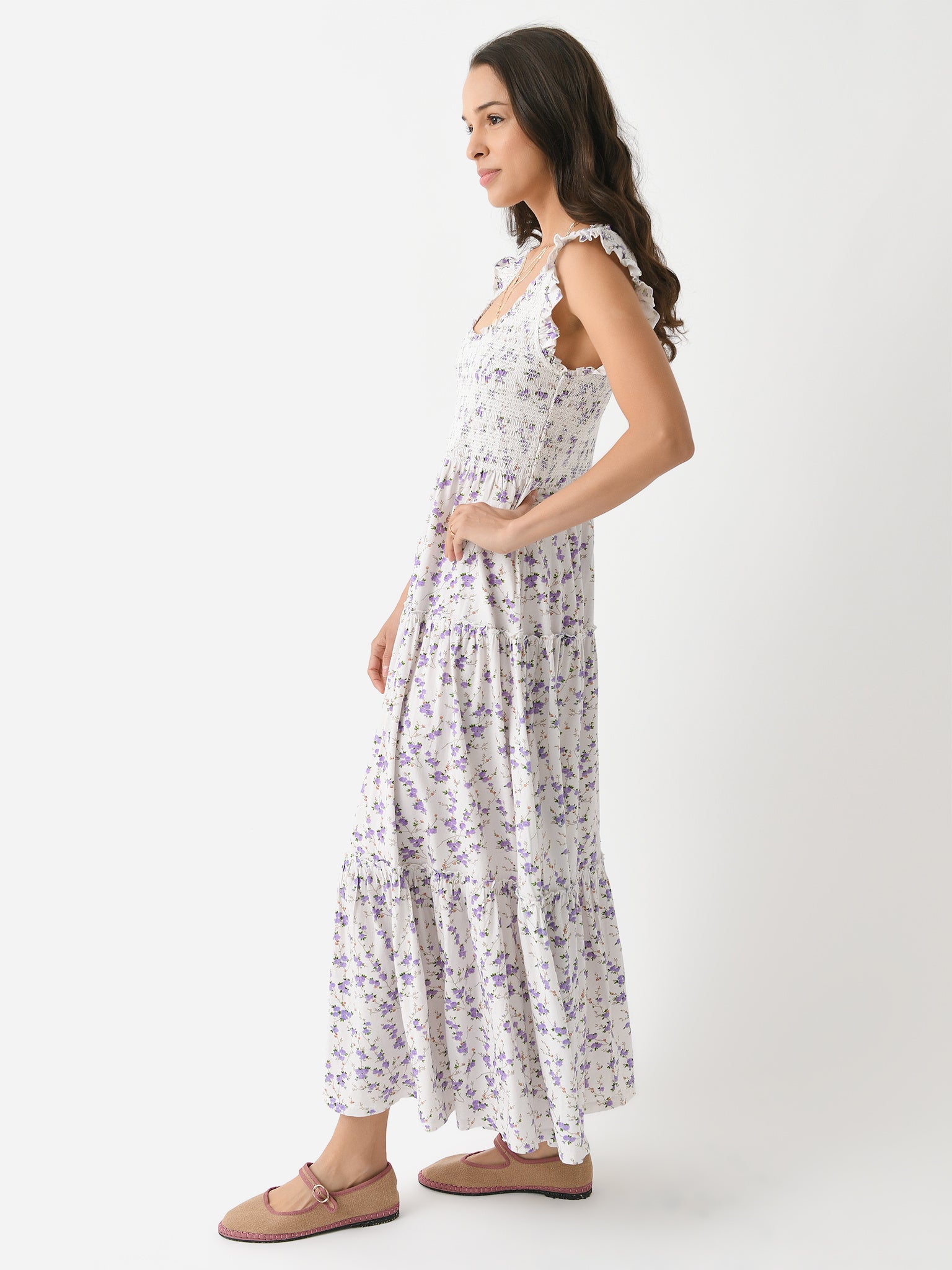 LoveShackFancy Women's Chessie Floral Dress – saintbernard.com