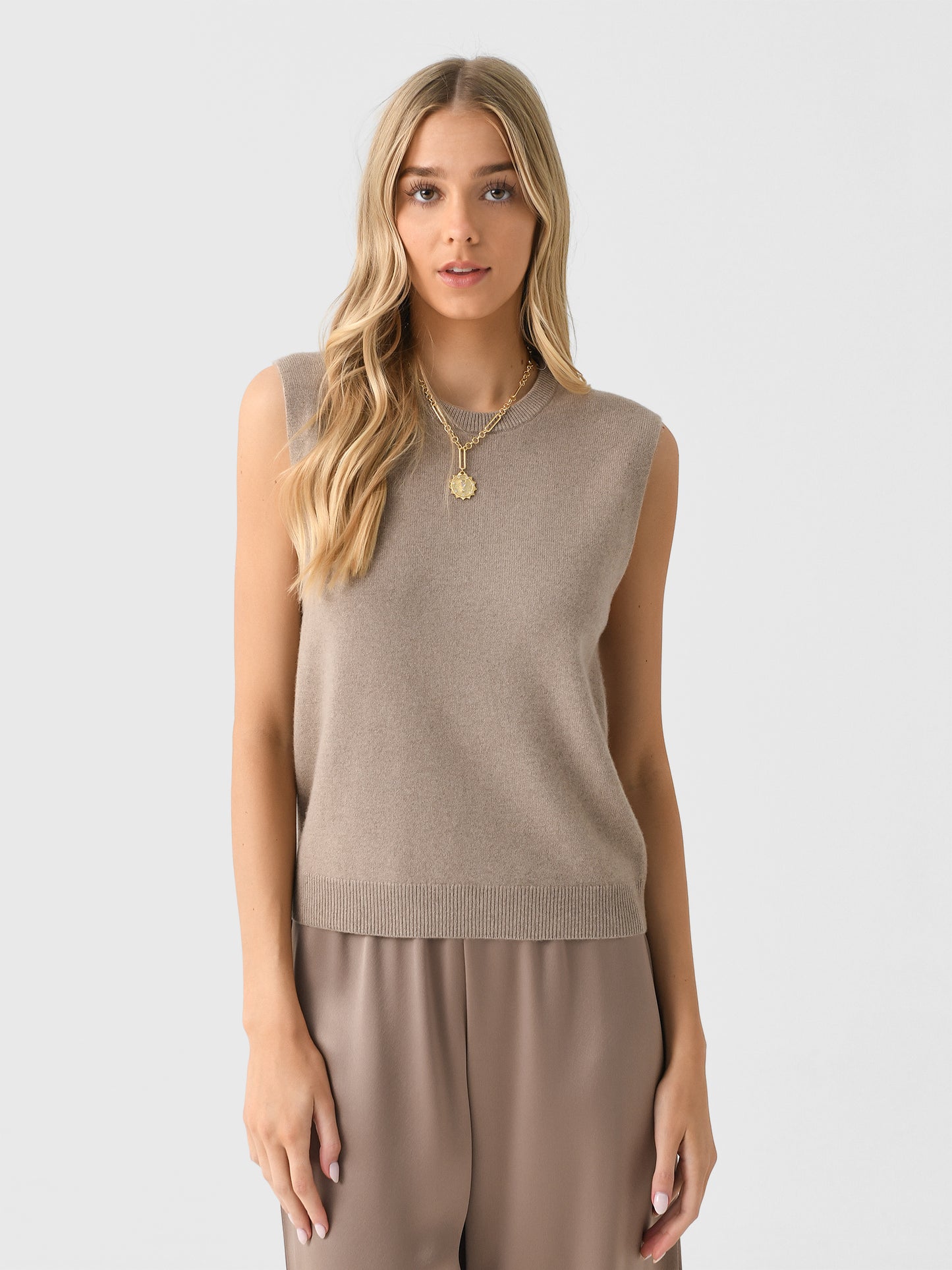 Leset Women's Zoe Sleeveless Crew