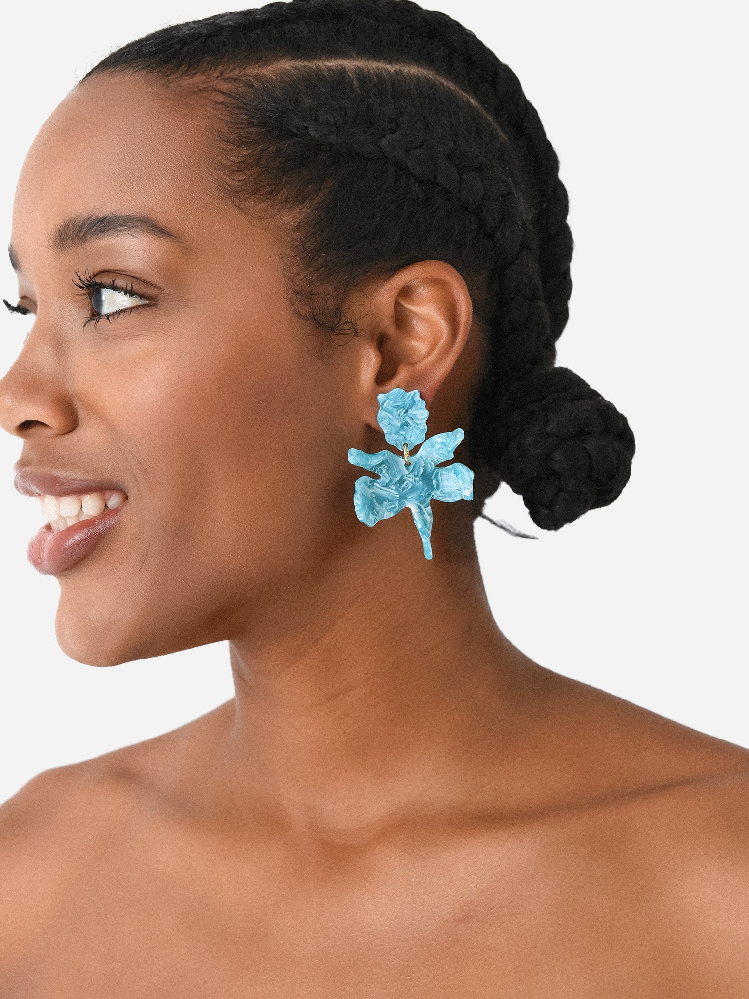 Lele Sadoughi Women's Small Paper Lily Earrings – saintbernard.com