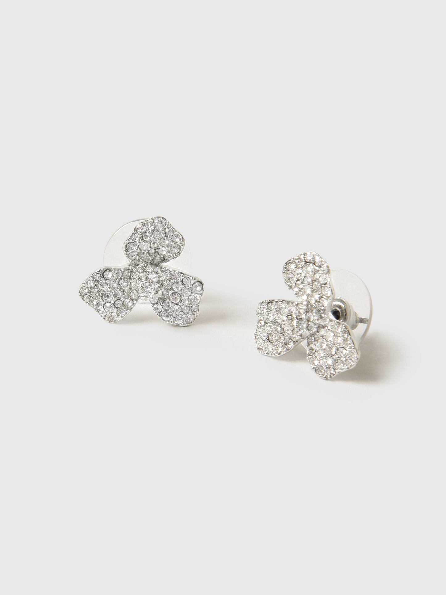 Lele Sadoughi Pavé Trillium Stud Earrings