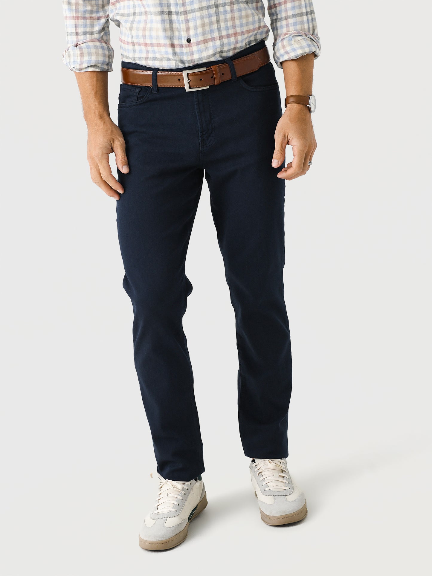 RYE51 Men's French Twill Stretch 5-Pocket Pant