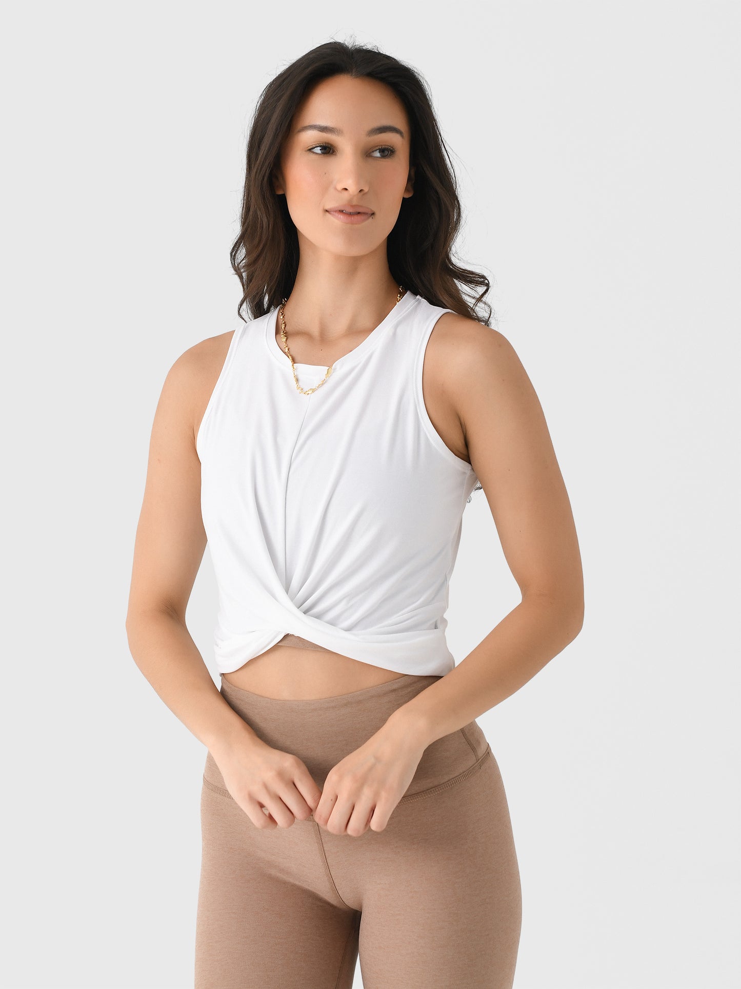 Beyond Yoga Women's Featherweight Center Stage Cropped Tank