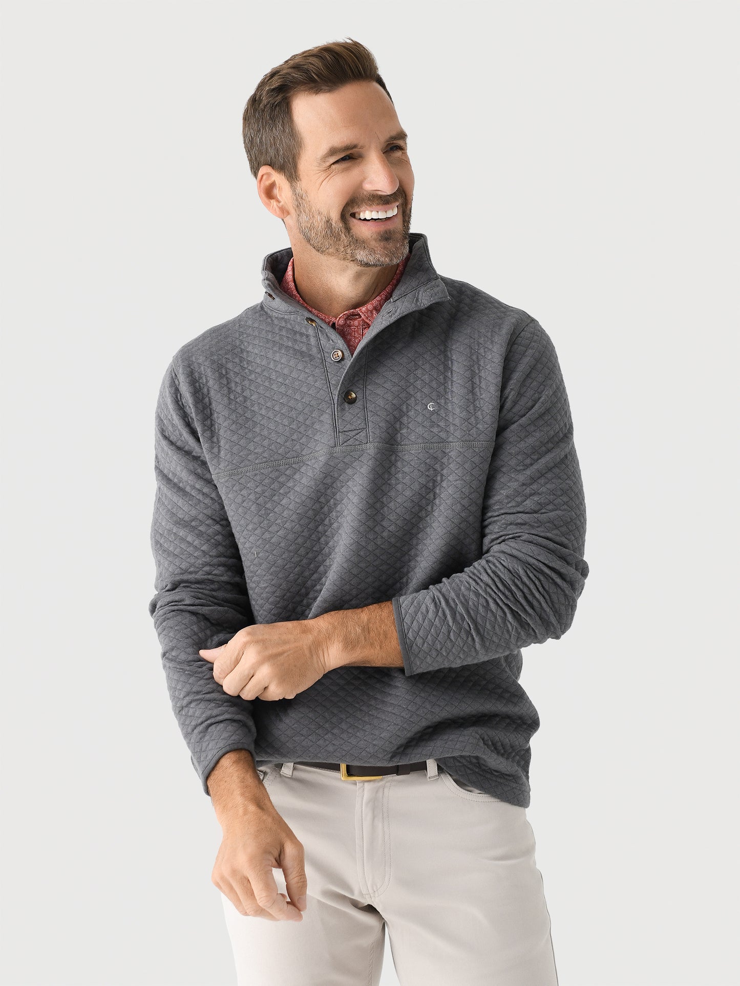 Criquet Men's Quilted Pullover