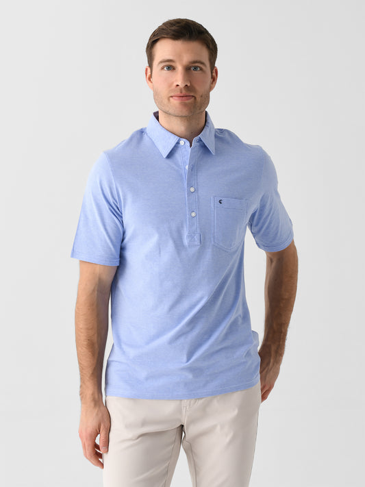 Criquet Men's Striped Top Shelf Players Polo